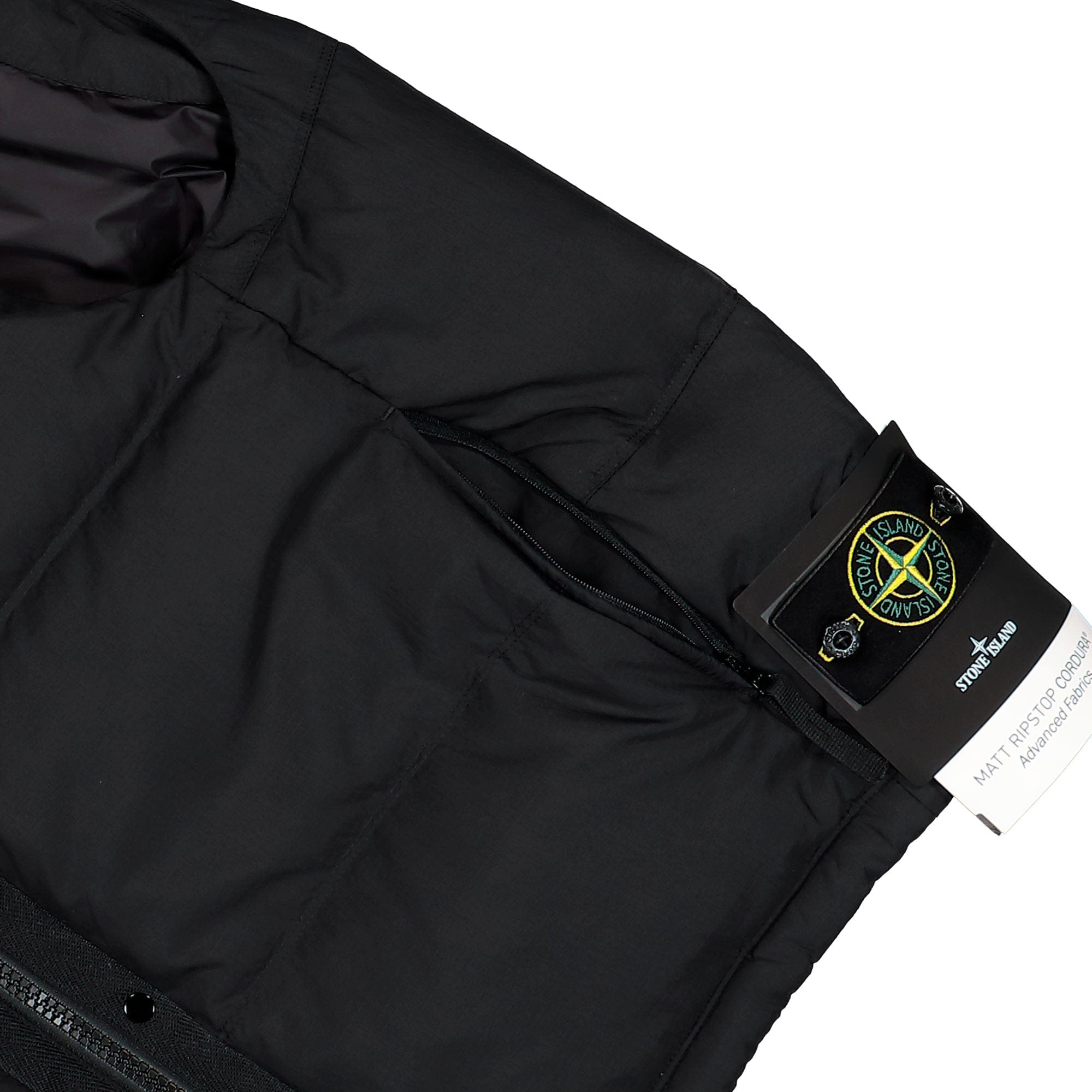 Stone Island Ripstop Cordura® Lightweight Down Vest W Zip Pockets