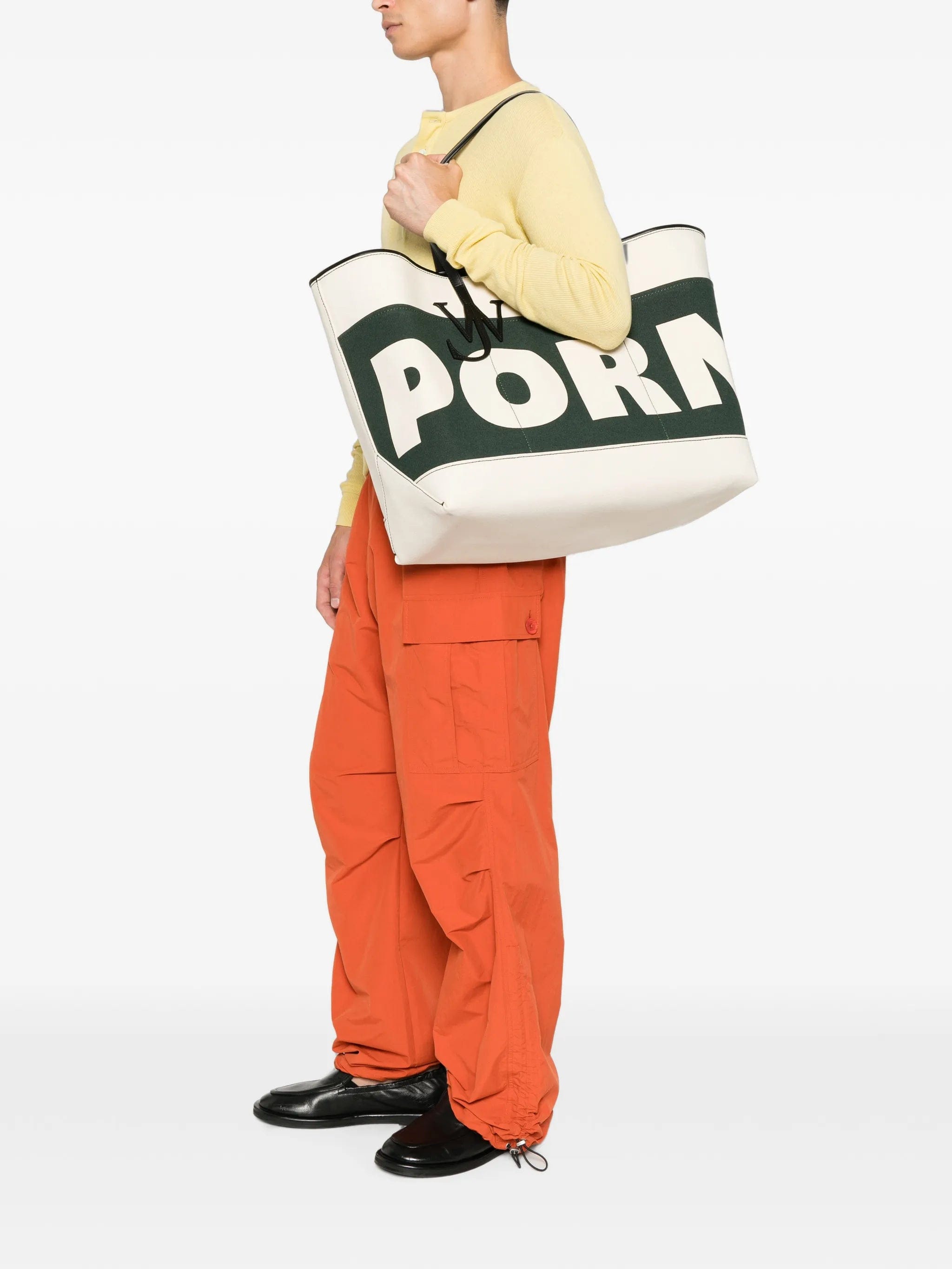 JW Anderson Anchor logo - plaque tote bag