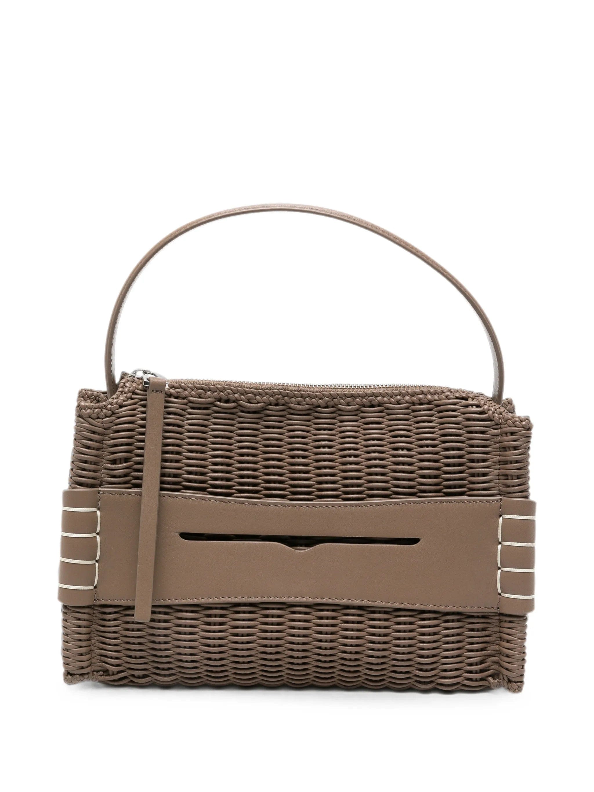 JW Anderson Woven Loafer zip - up tote bag