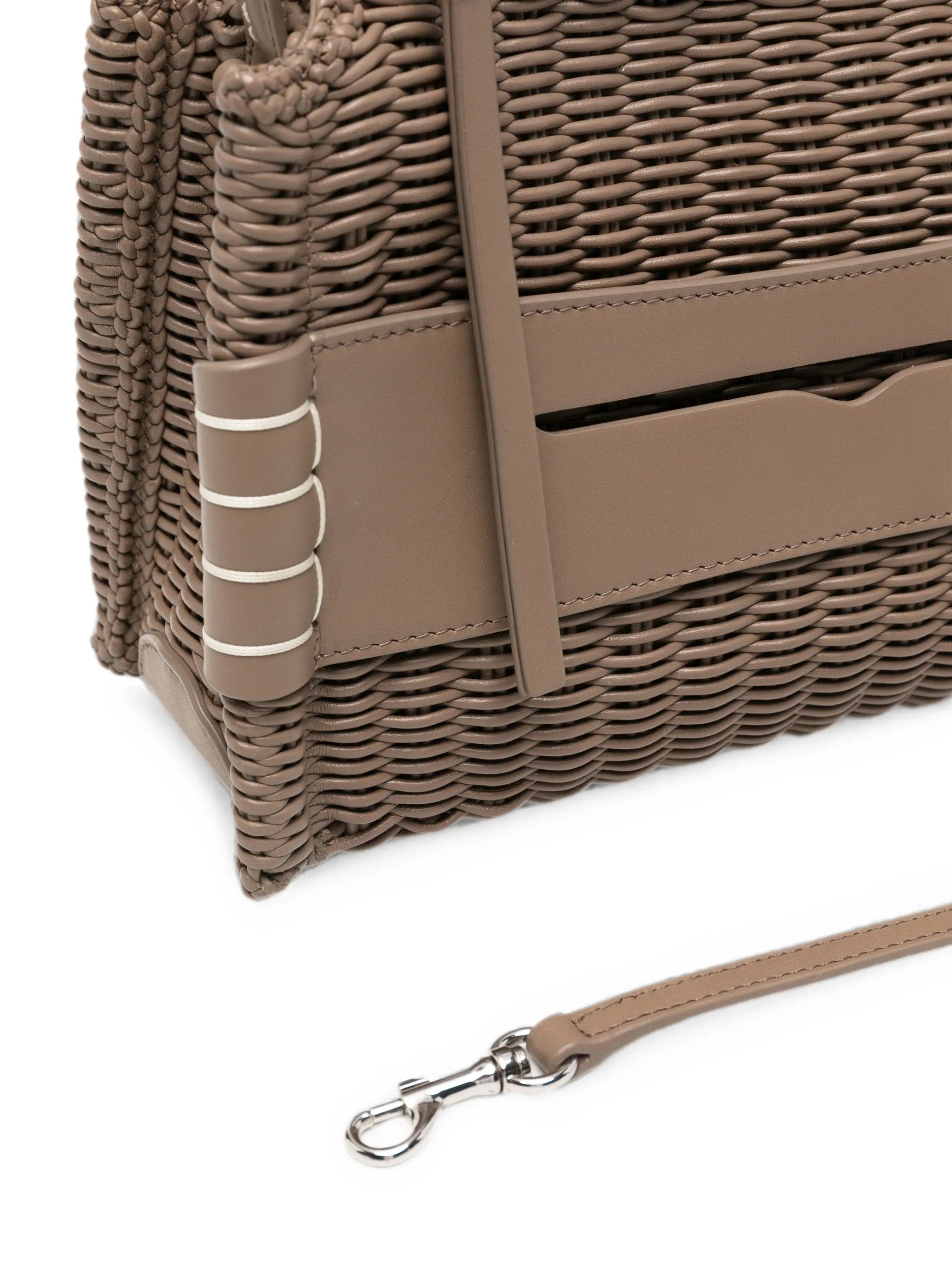 JW Anderson Woven Loafer zip - up tote bag
