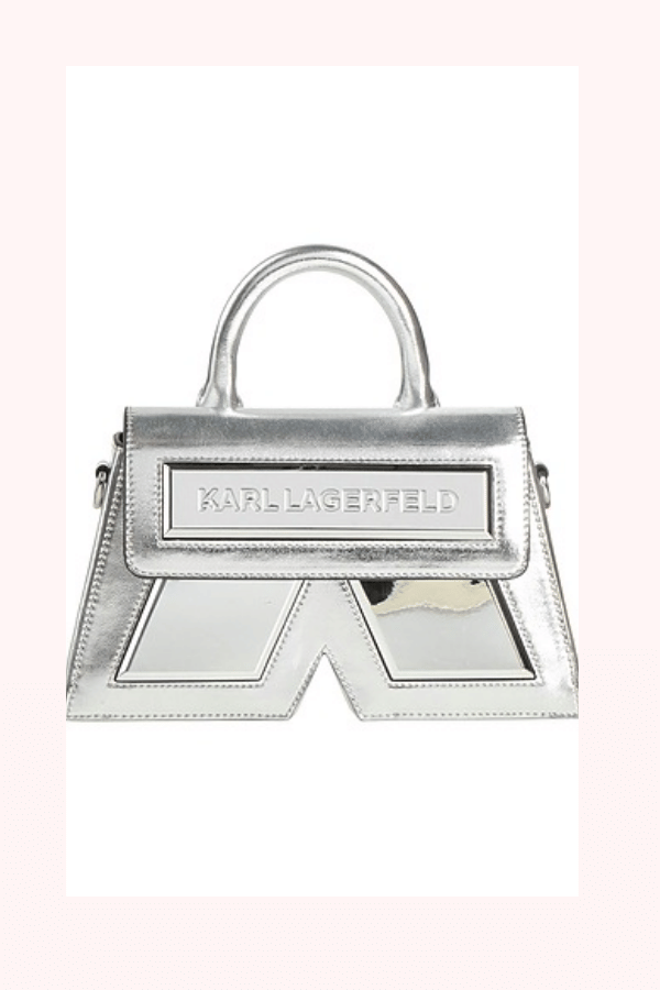 Brand New Karl Lagerfeld Ikon K Metallic Crossbody Bag