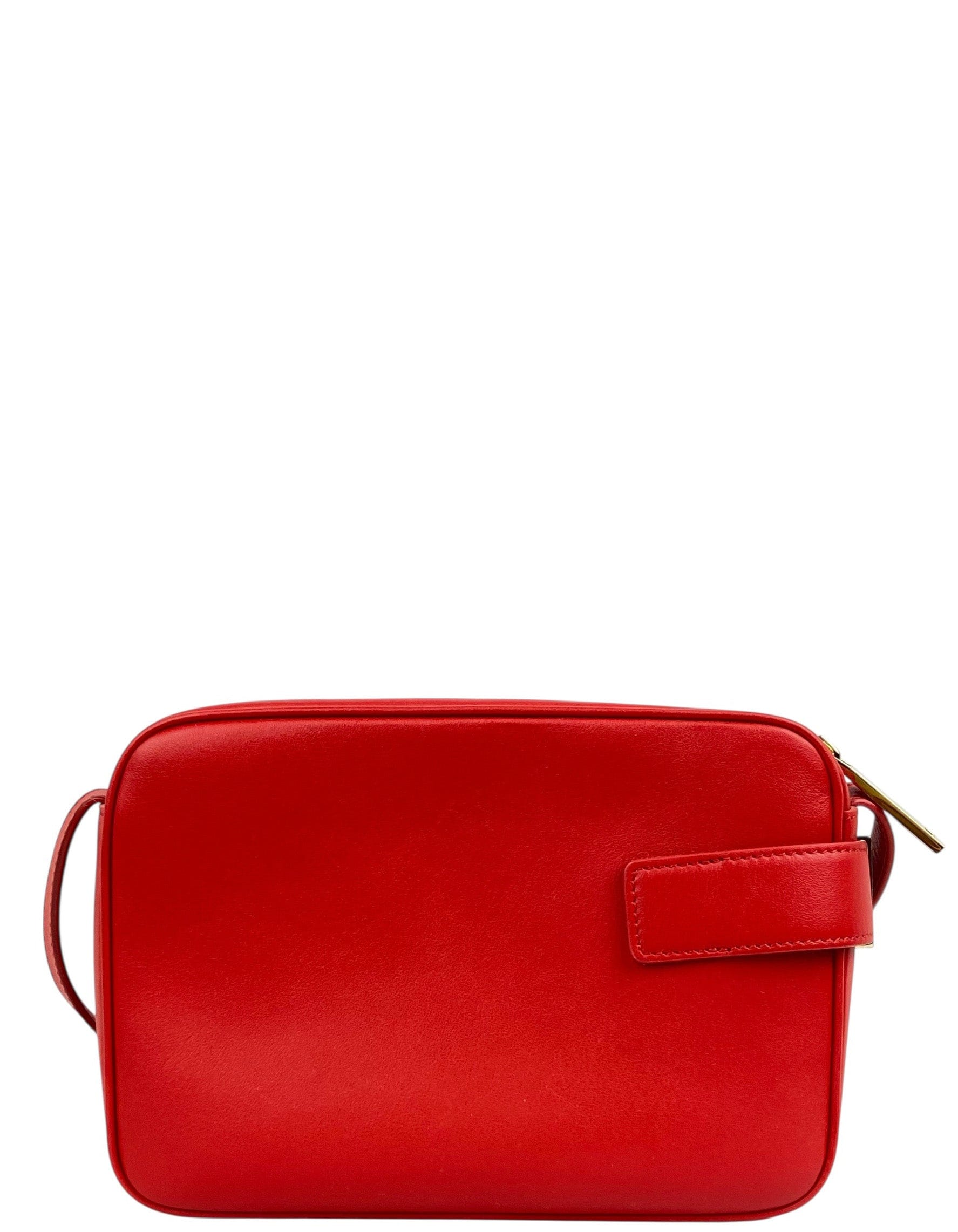 ASC Resale Ferragamo Red Gancio Crossbody