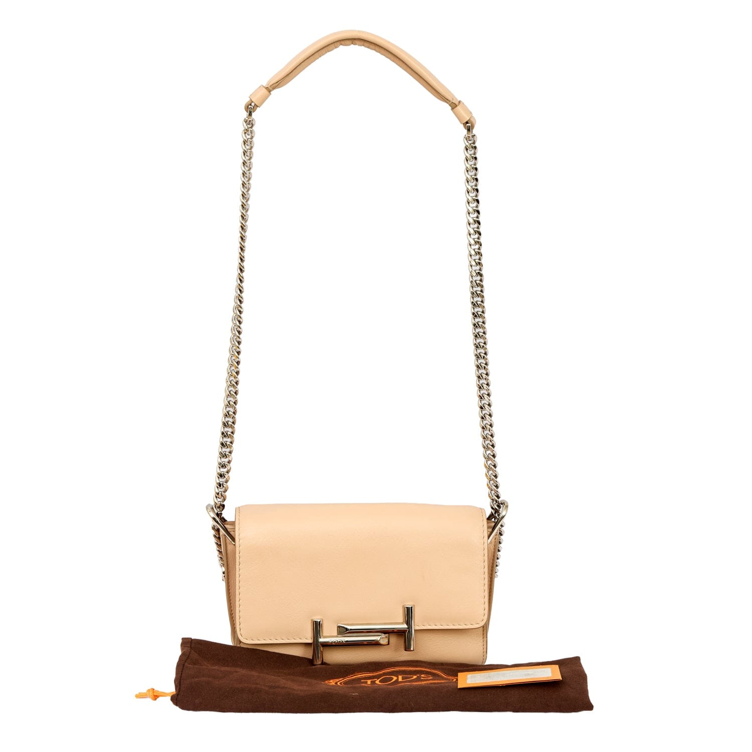 TODS DOUBLE T INTERLOCKING CROSSBODY BAG