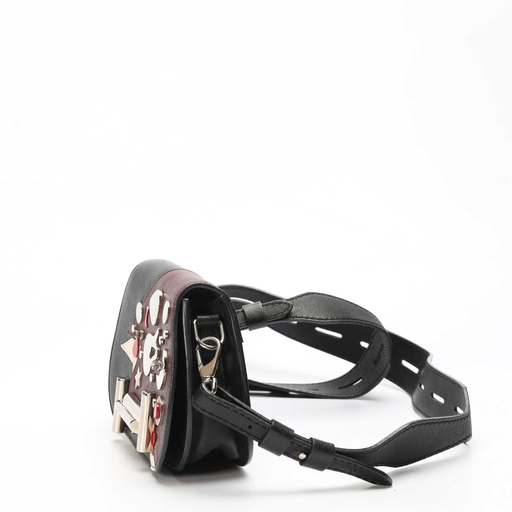 Tods Tod's Black Double - T Crossbody Bag