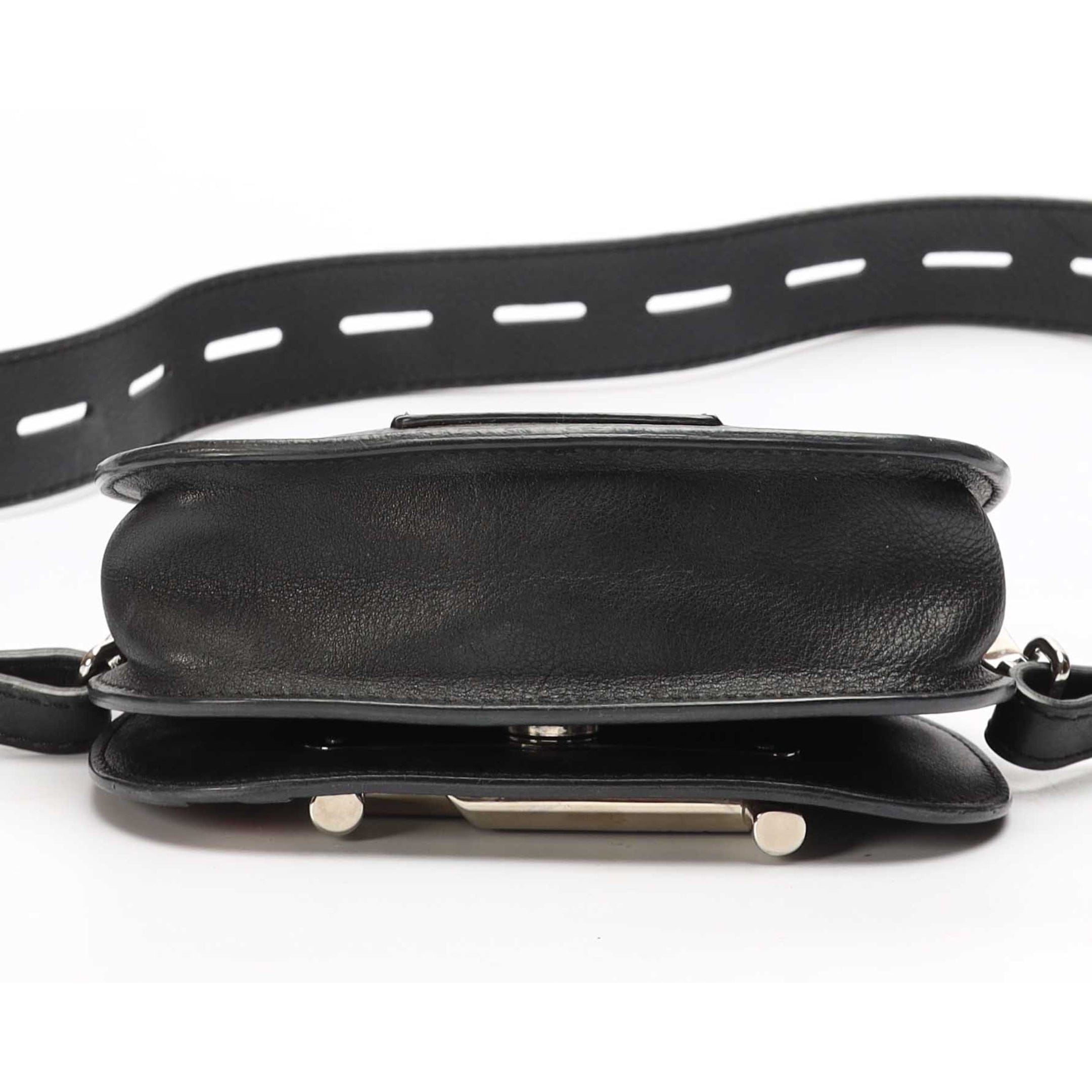 Tods Tod's Black Double - T Crossbody Bag