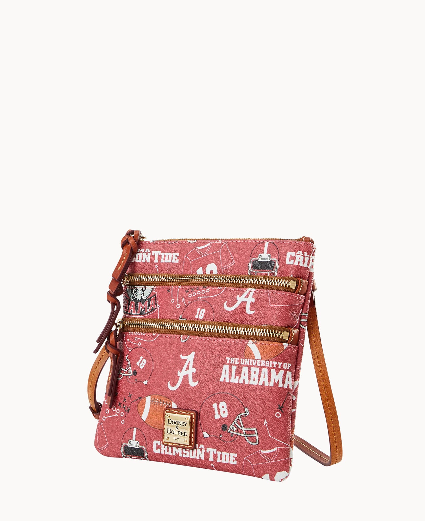 Dooney & Bourke Collegiate University of Alabama Triple Zip Crossbody