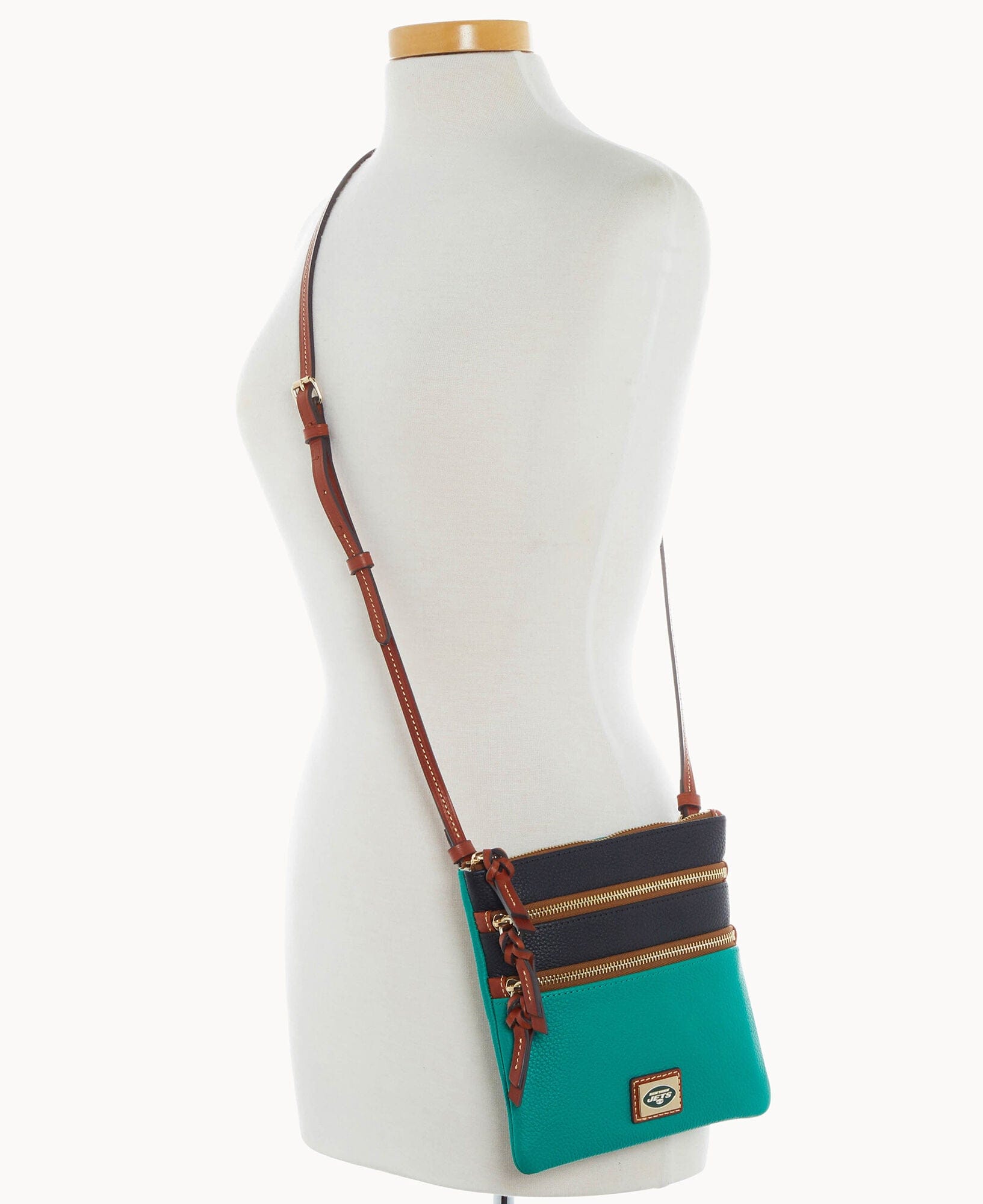 Dooney & Bourke NFL Jets Triple Zip Crossbody