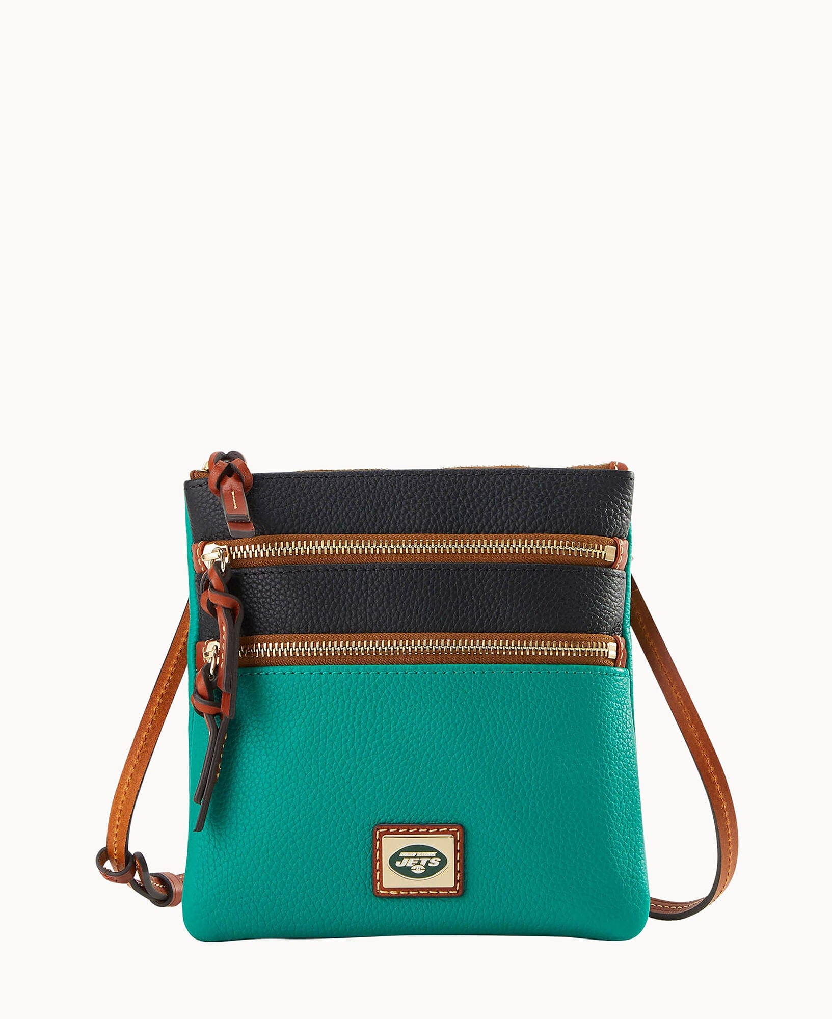 Dooney & Bourke NFL Jets Triple Zip Crossbody