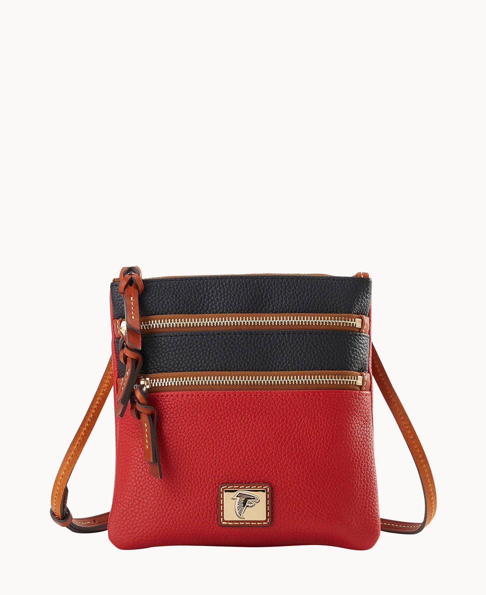 Dooney & Bourke NFL Falcons Triple Zip Crossbody