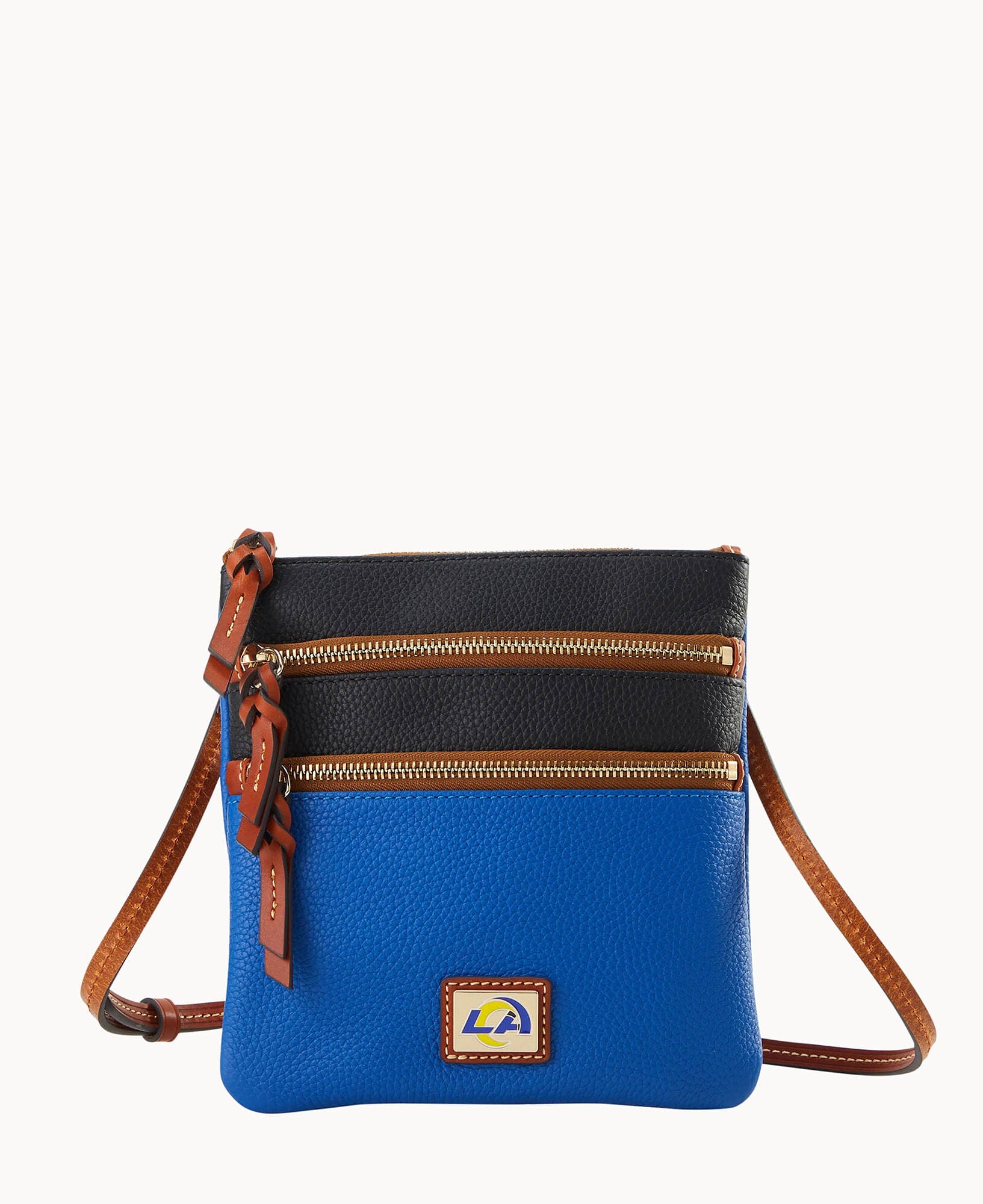 Dooney & Bourke NFL Rams Triple Zip Crossbody