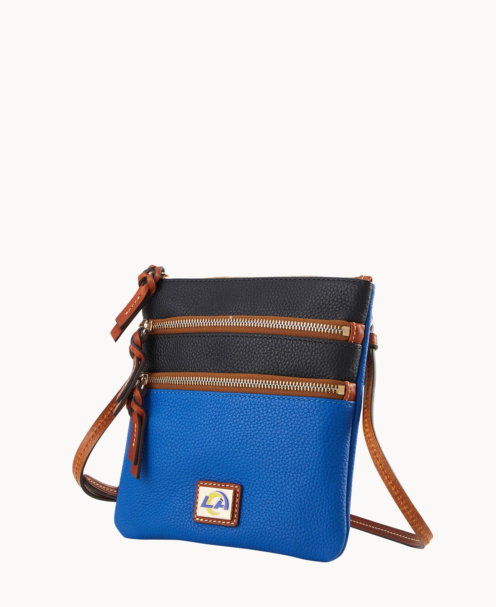 Dooney & Bourke NFL Rams Triple Zip Crossbody