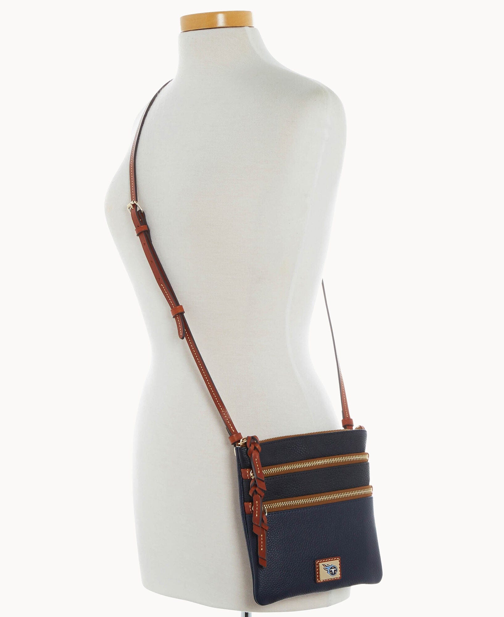 Dooney & Bourke NFL Titans Triple Zip Crossbody