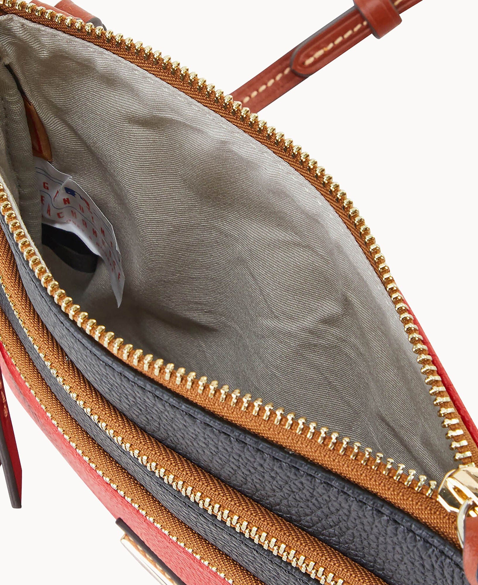 Dooney & Bourke MLB Cardinals Triple Zip Crossbody