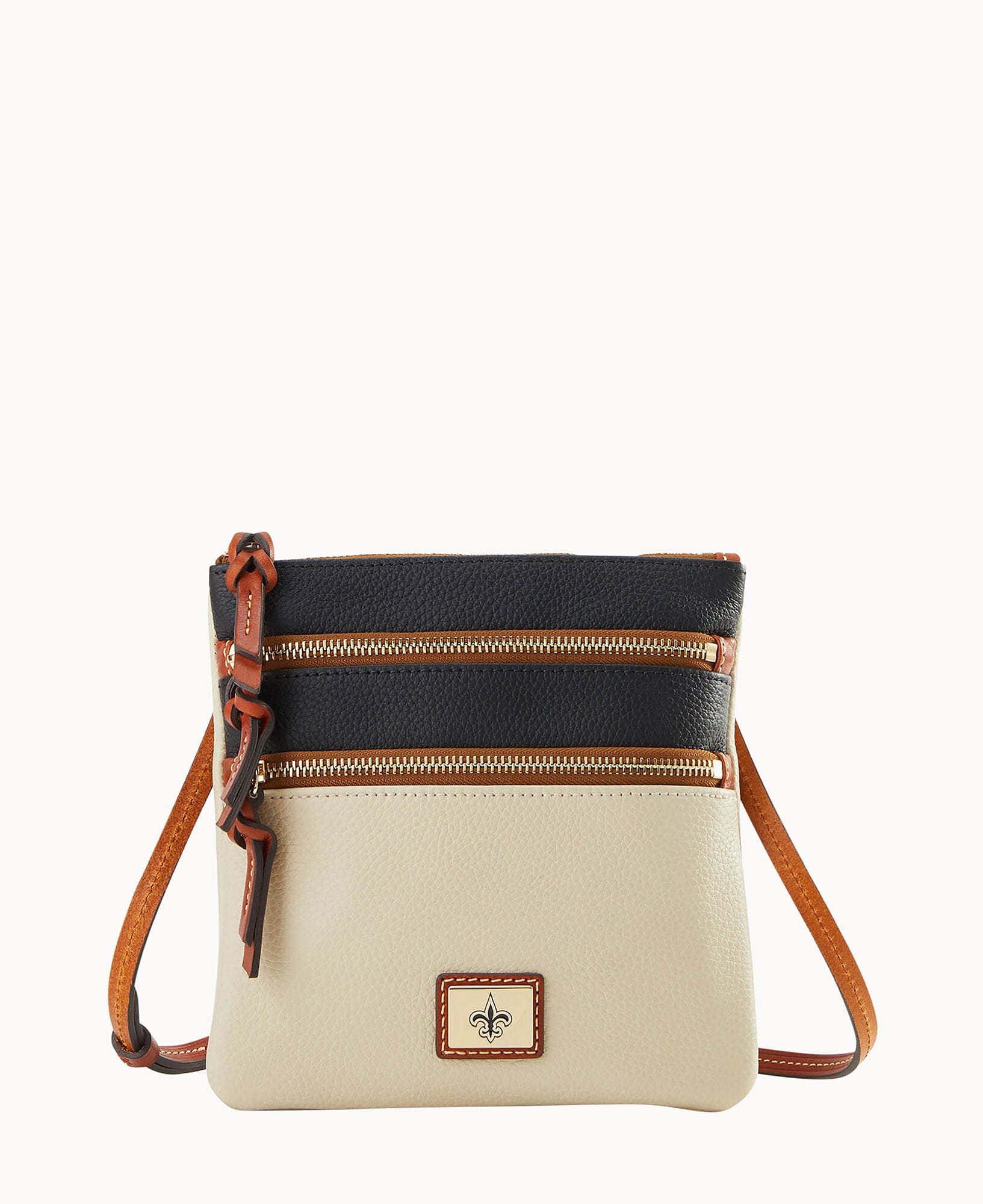 Dooney & Bourke NFL Saints Triple Zip Crossbody