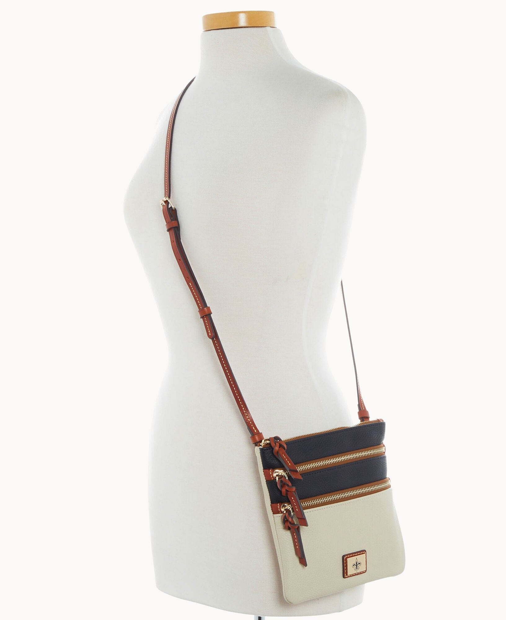 Dooney & Bourke NFL Saints Triple Zip Crossbody