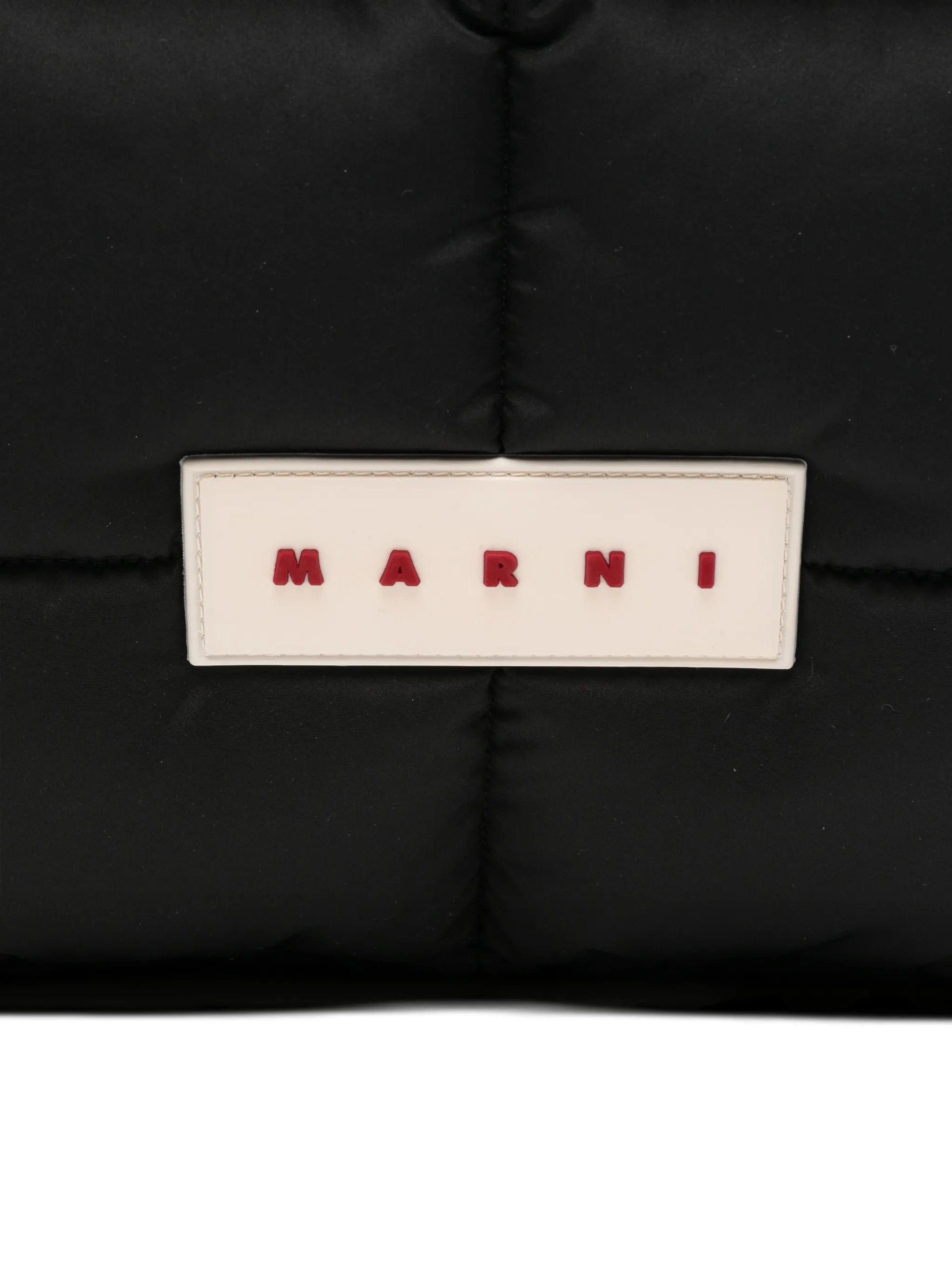 Marni padded logo tote bag