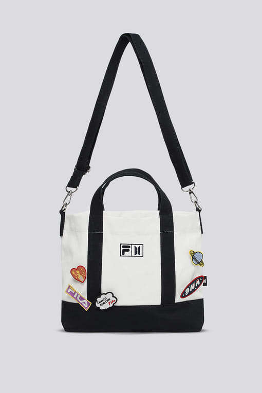 Fila BTSxFILA Love Yourself DNA TOTE BAG Off - white