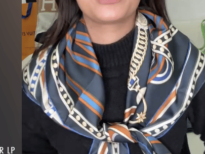 Hermès 90*90 silk Scarf ALC3597