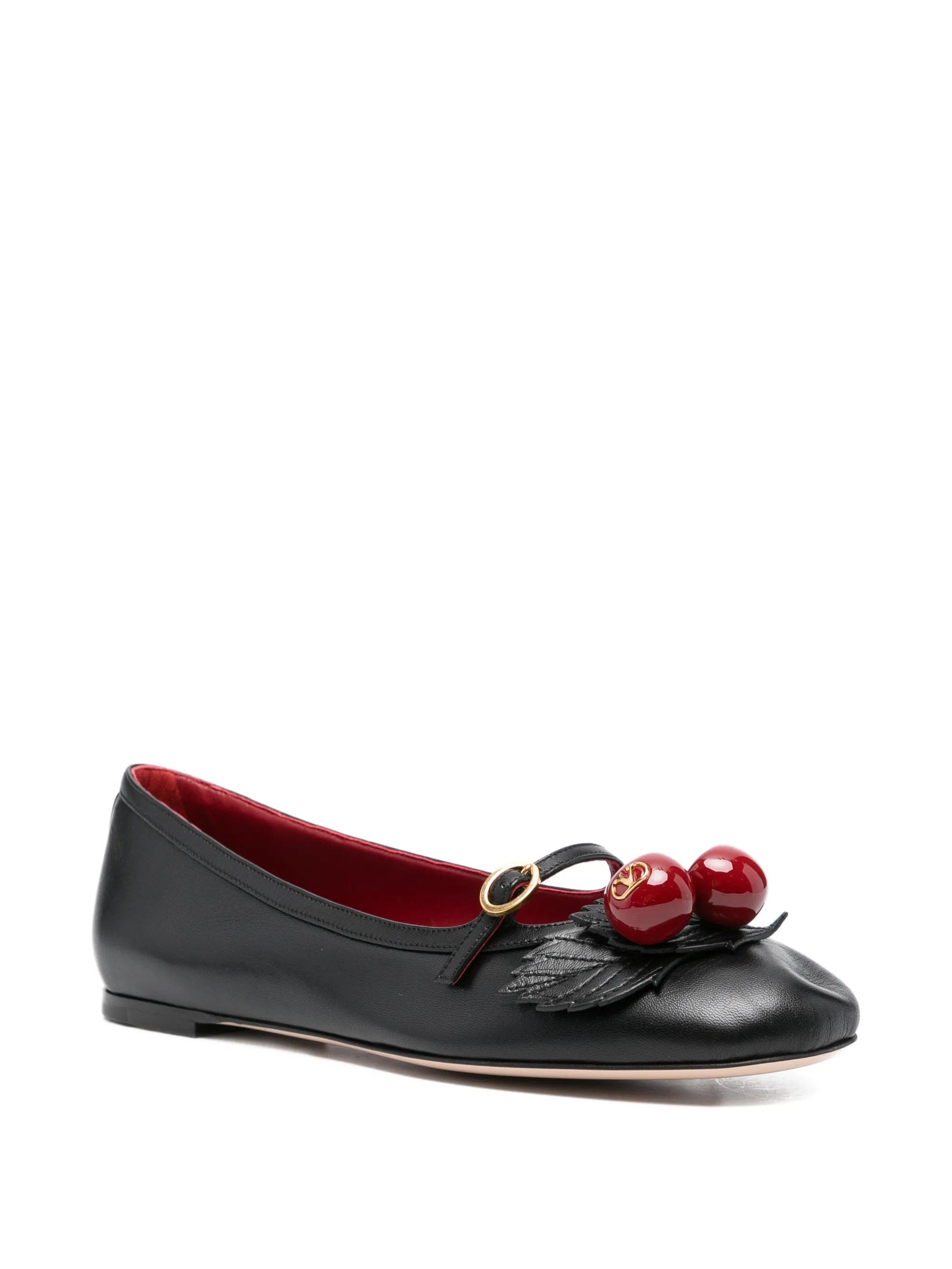 Valentino Garavani cherryfic ballet flats