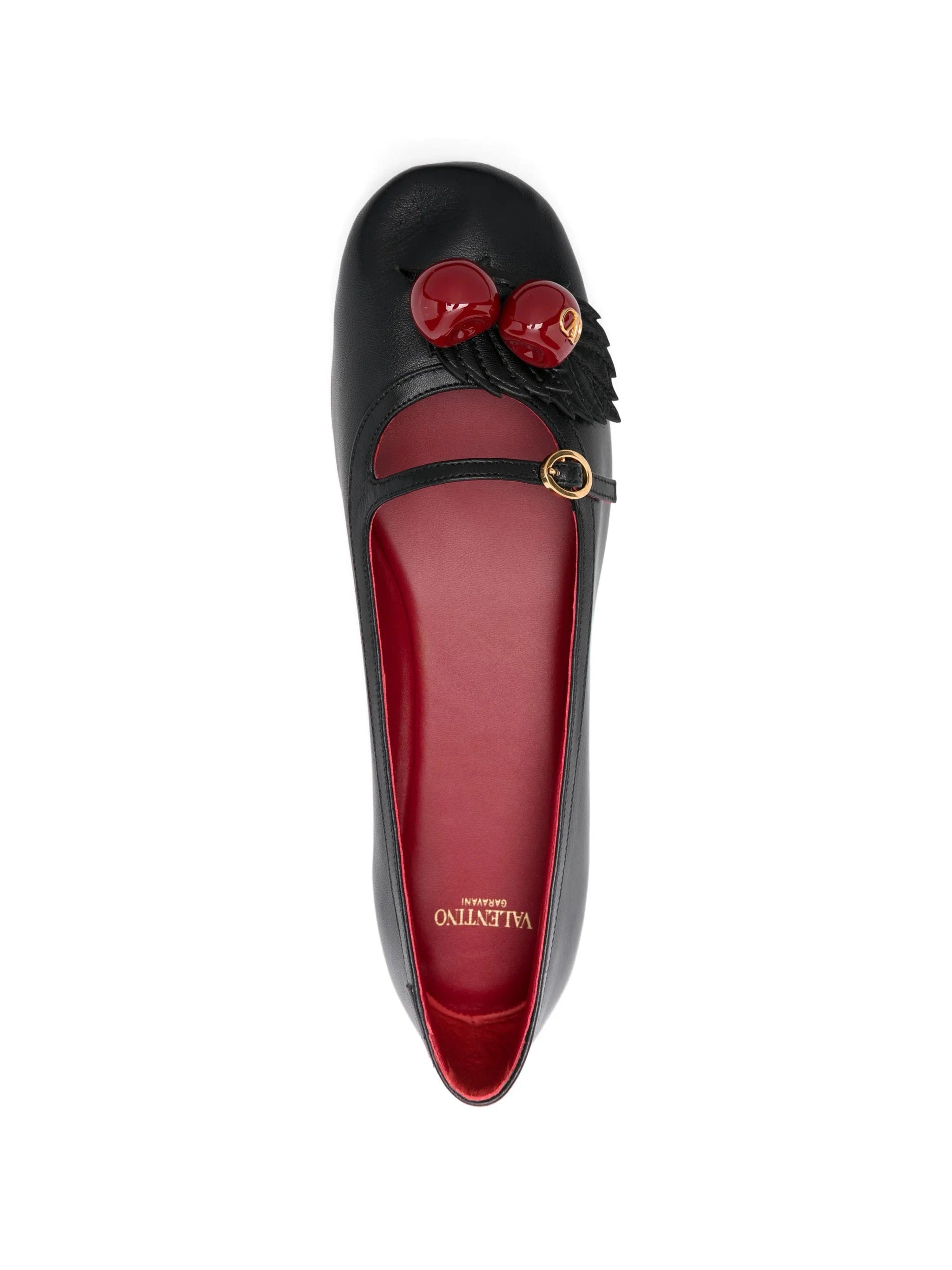 Valentino Garavani cherryfic ballet flats