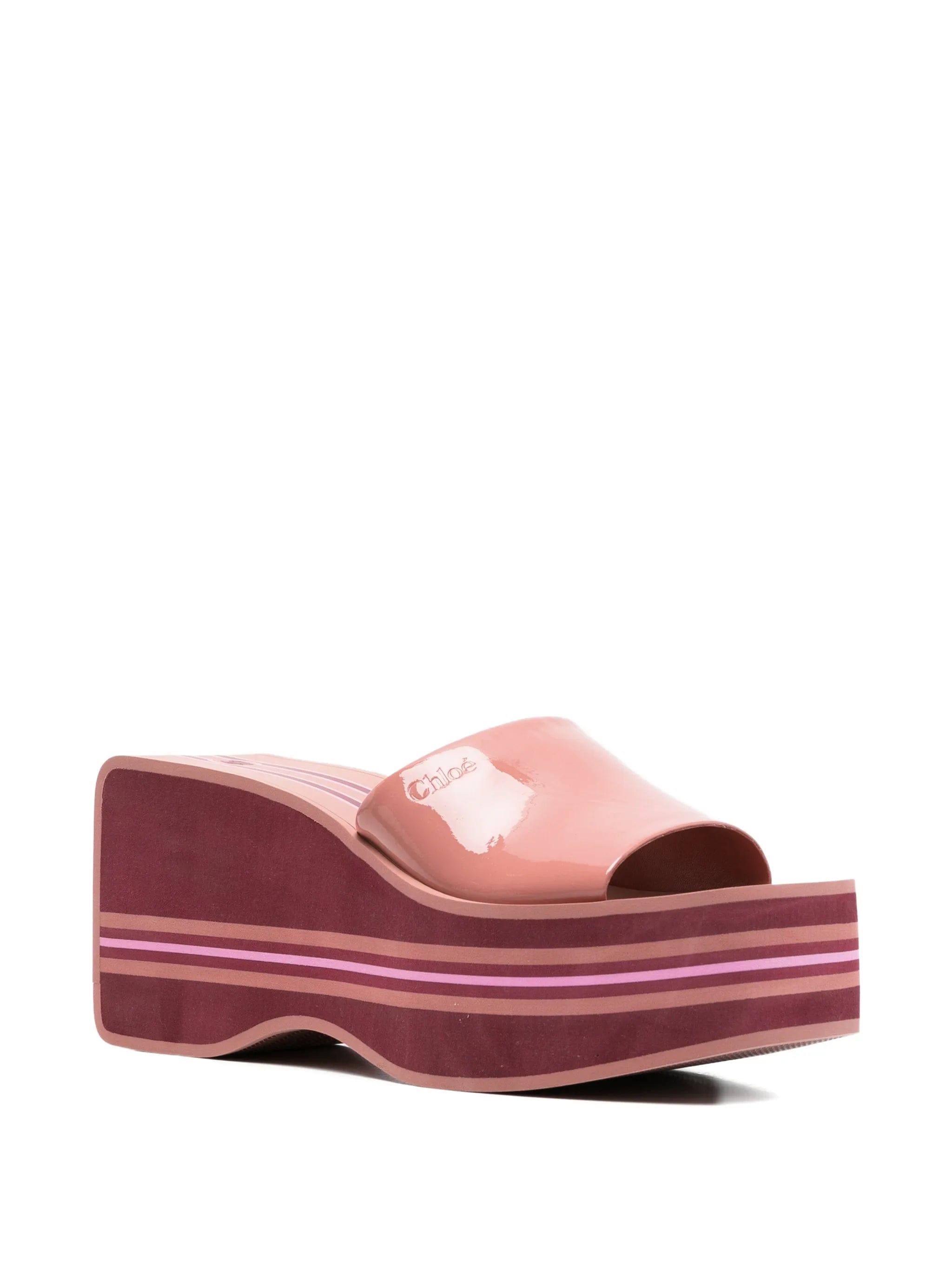 Chloé Swimming wedge sandals