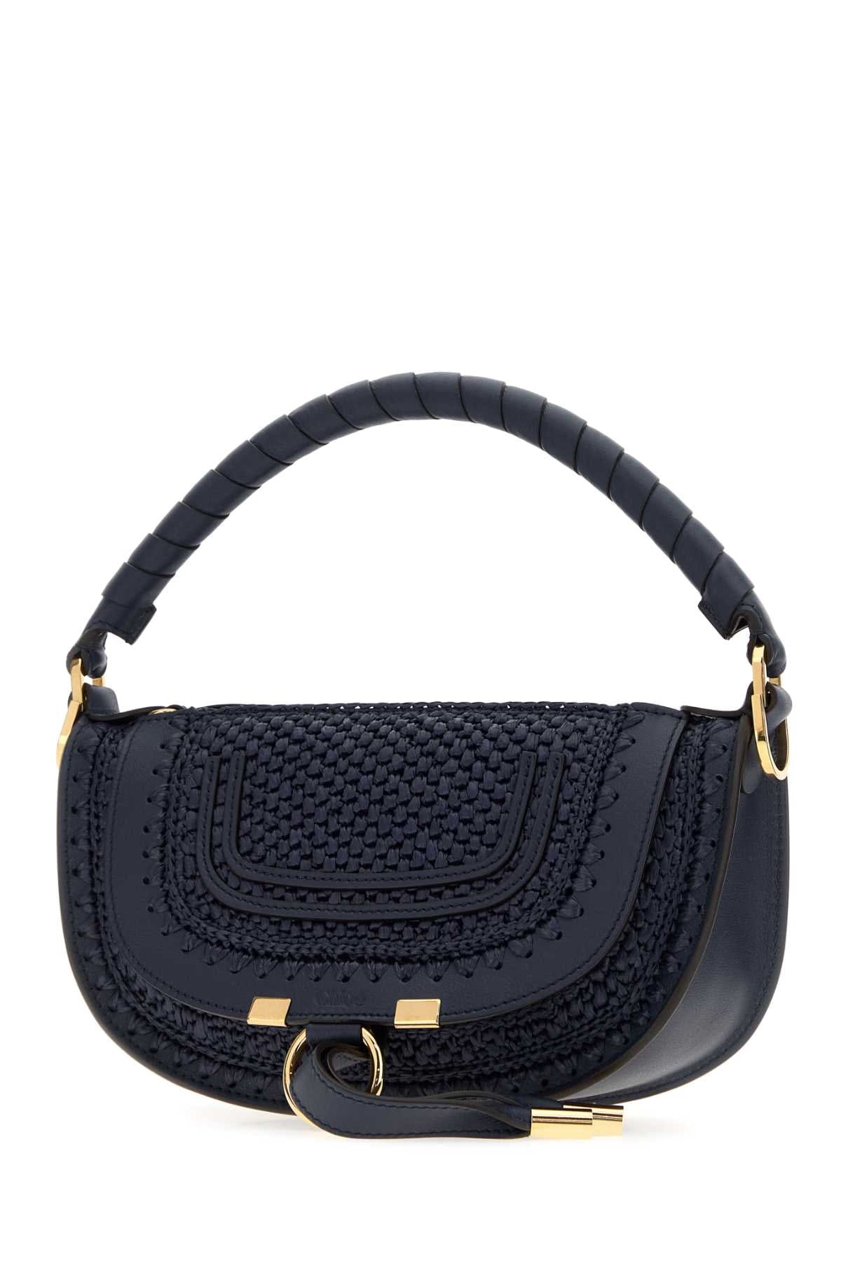 Chloé Macramé - Embellished Leather Shoulder Bag — Black