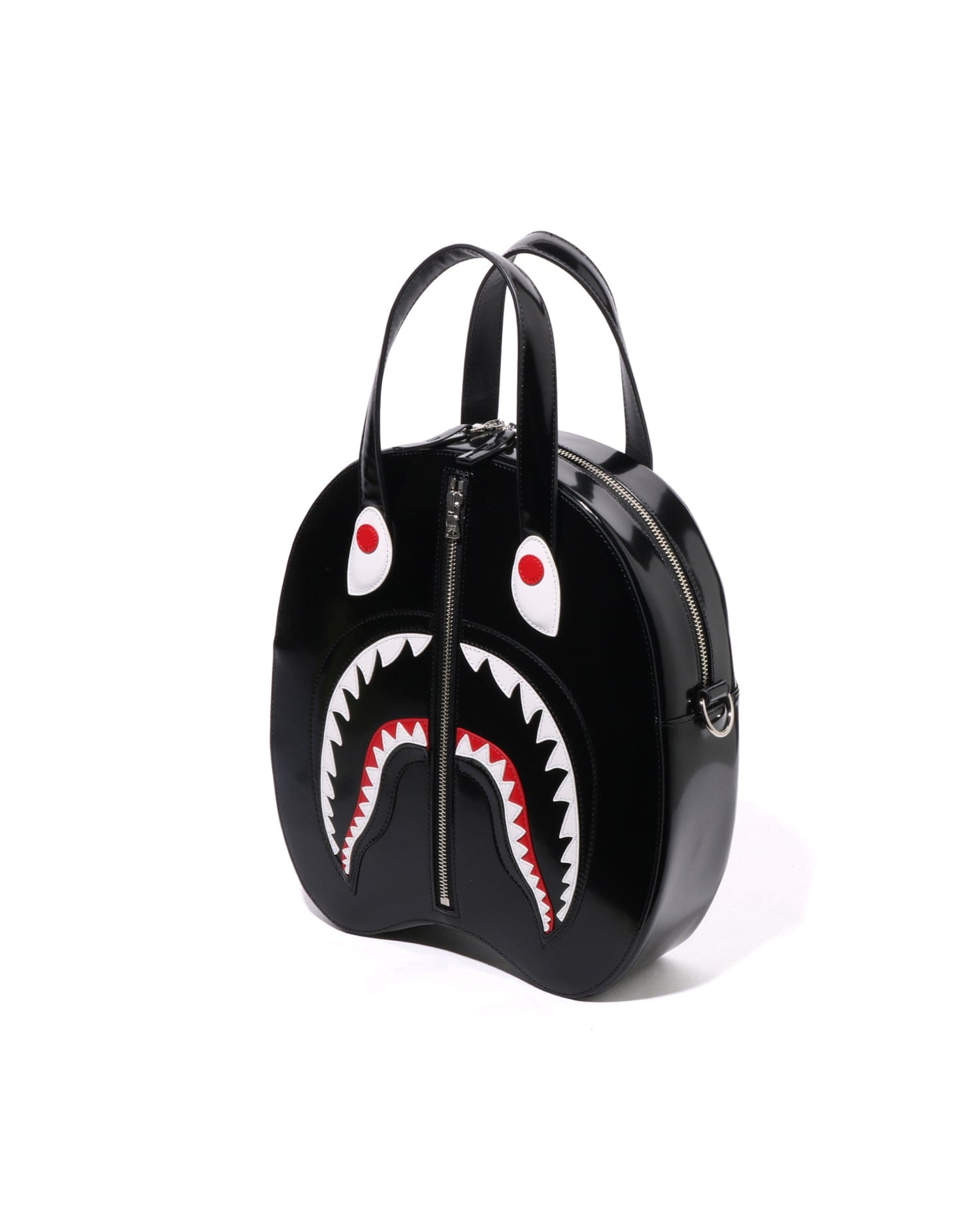 A Bathing APE Shark Leather Shoulder Bag