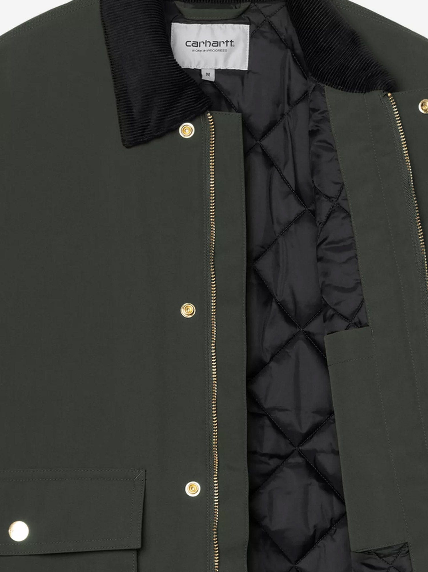 Carhartt WIP Quentin nylon jacket with embroidered logo on the front