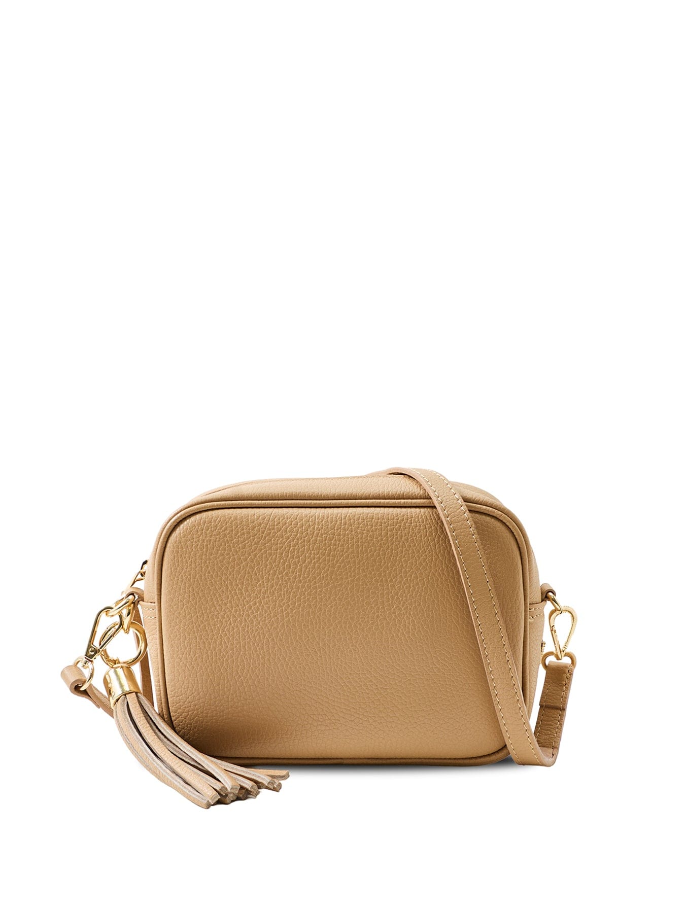 Apatchy London Tassel Tan Leather Crossbody Bag