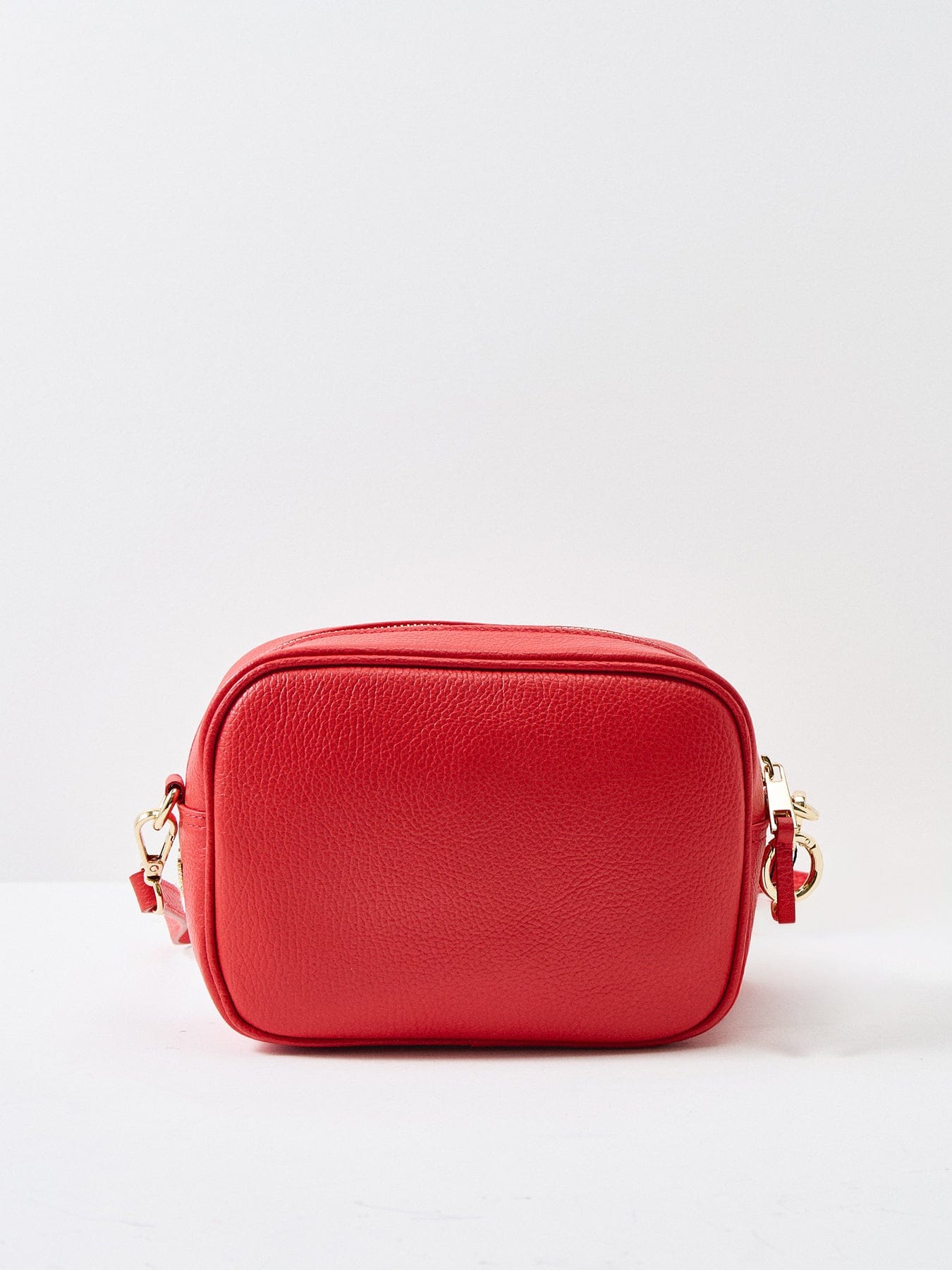Apatchy London Tassel Leather Crossbody Bag Red