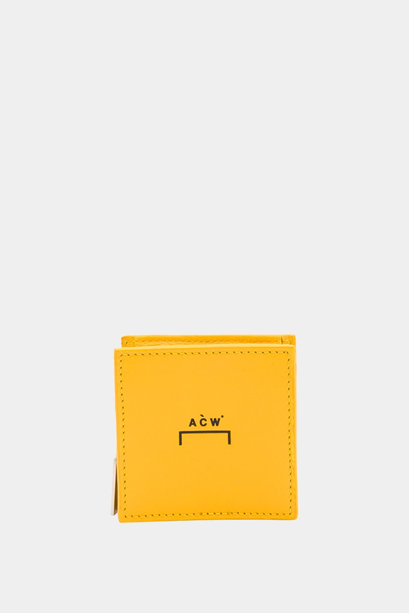 A - COLD - WALL* Mini pochette en cuir moutarde