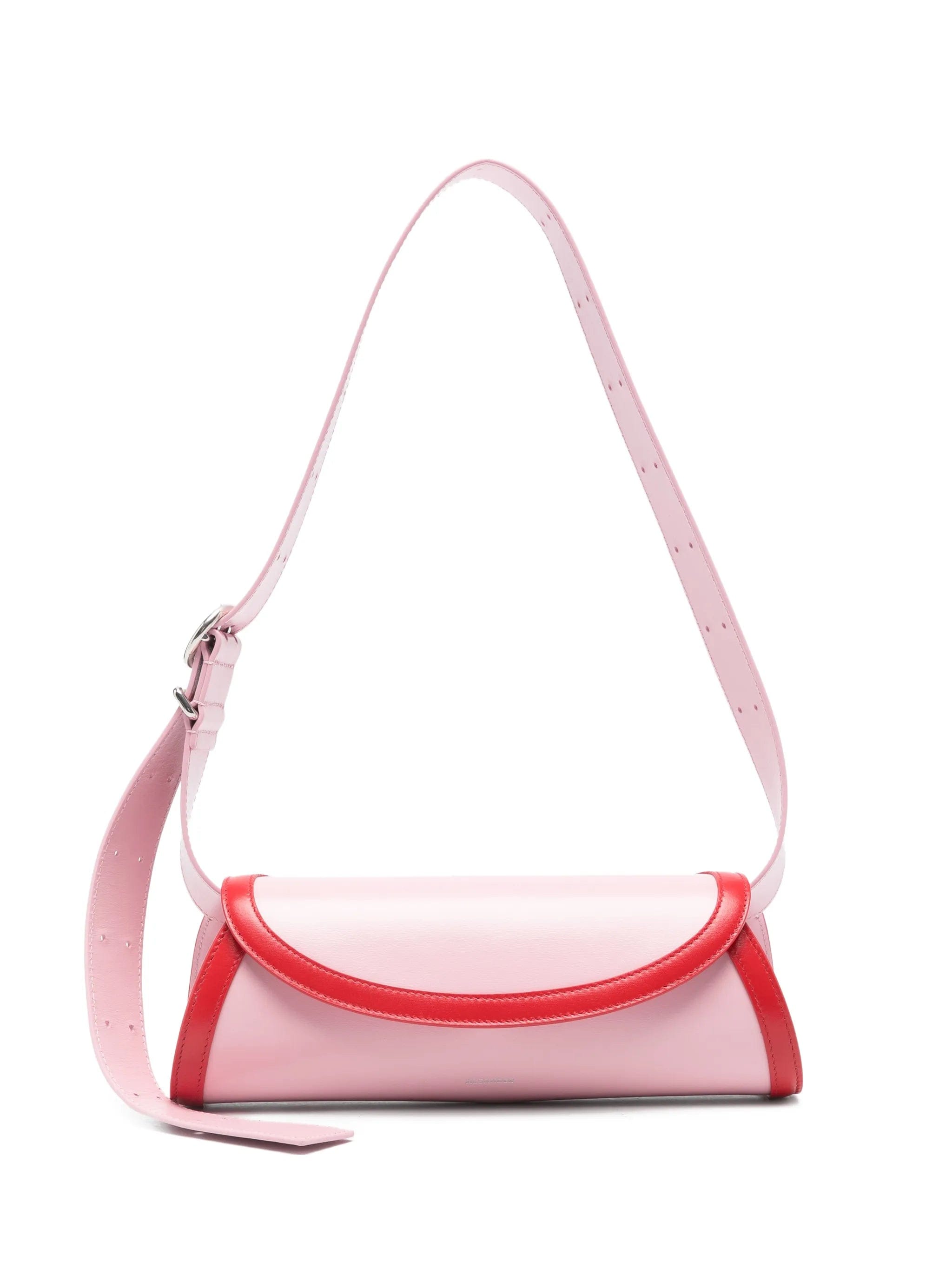 Jil Sander Cannolo bicolour shoulder bag