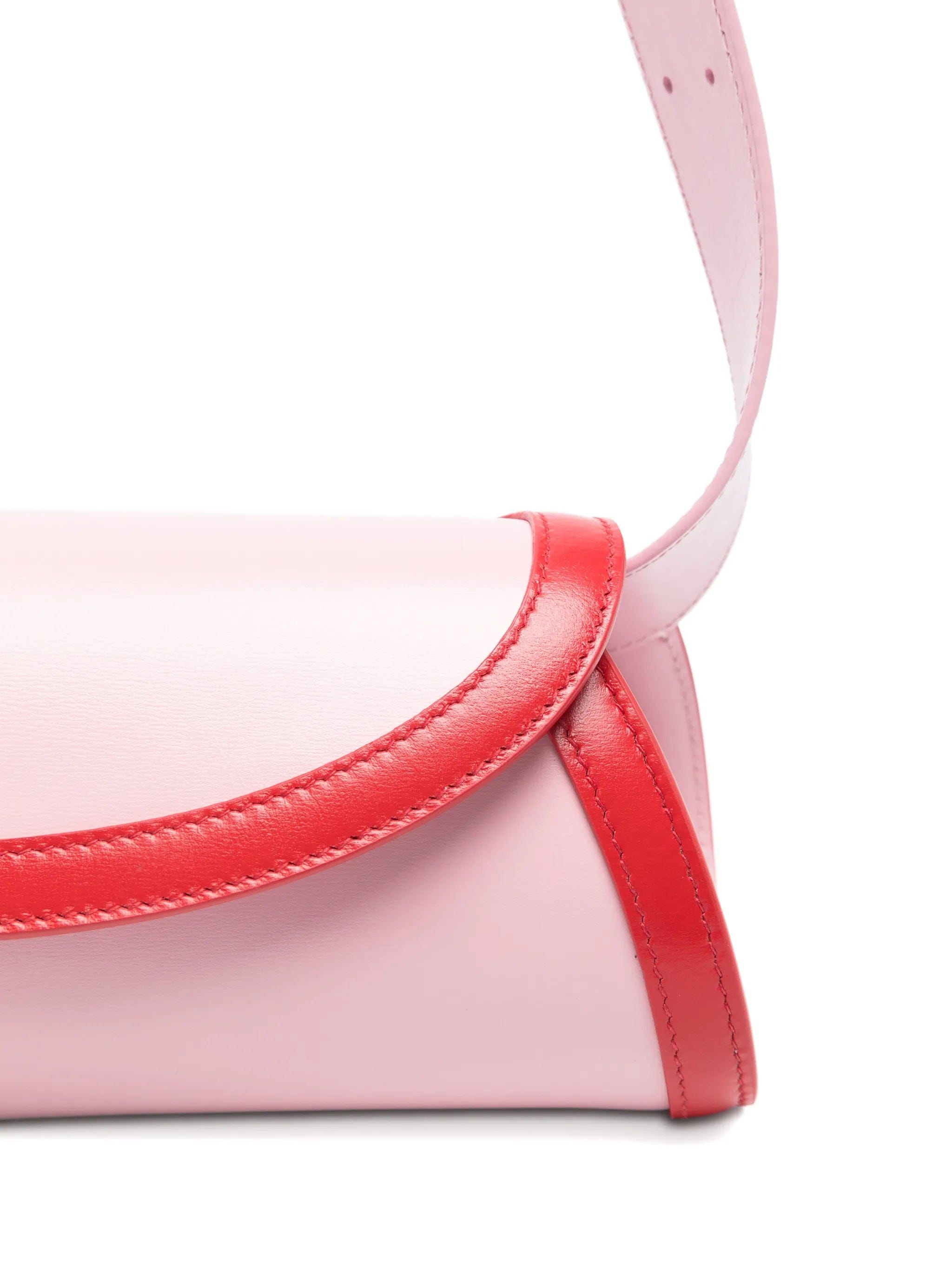 Jil Sander Cannolo bicolour shoulder bag