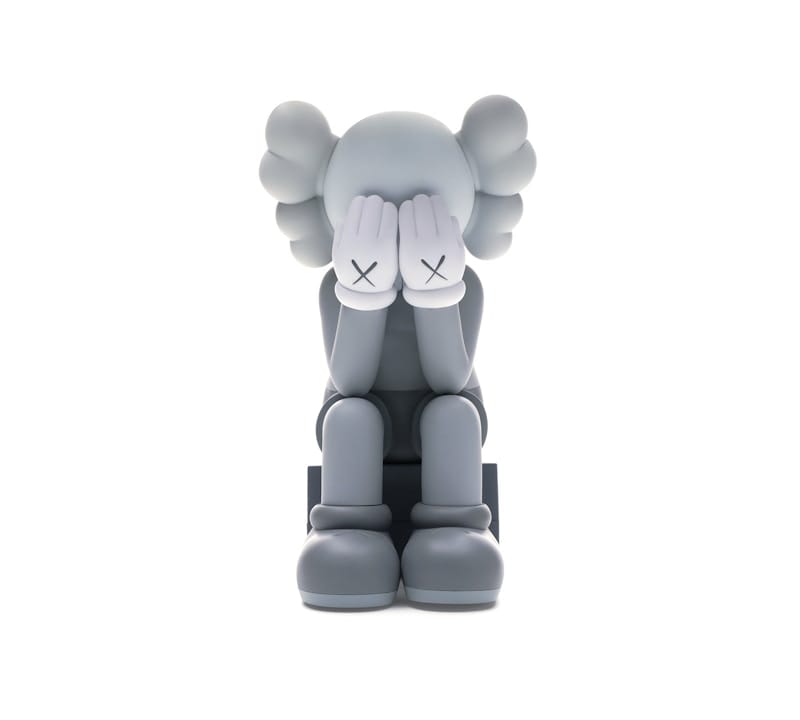KAWS Passing Through Open Edition Vinyl Figure Grey