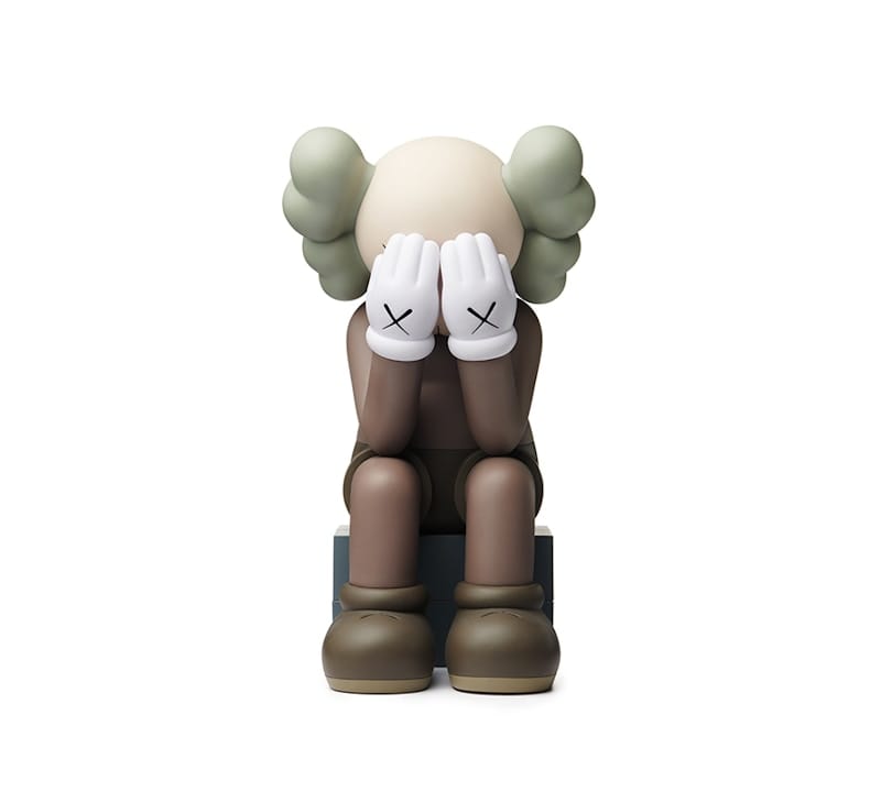 KAWS Passing Through Open Edition Vinyl Figure Brown