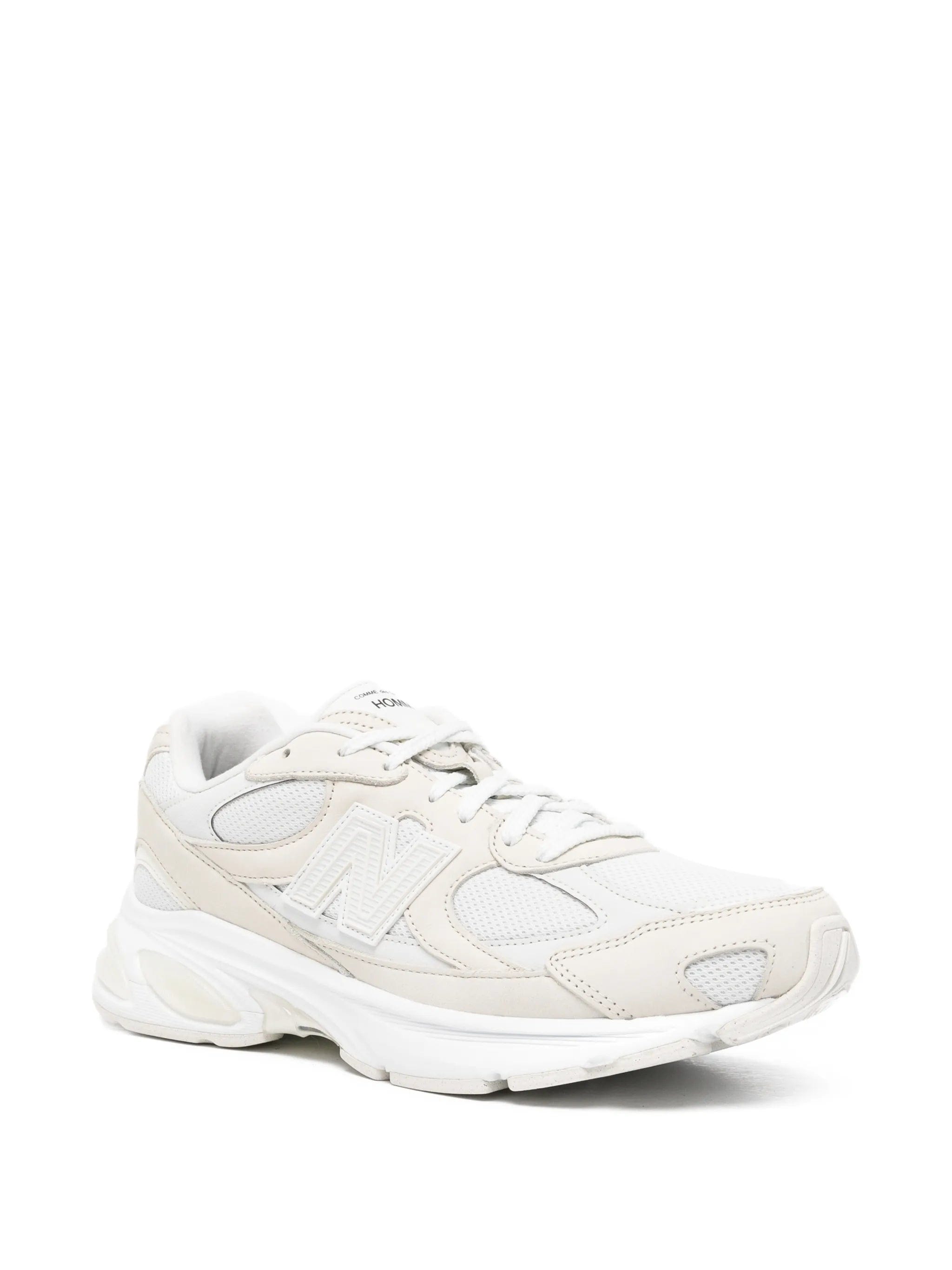 Comme des Garçons Homme panelled lace - up sneakers