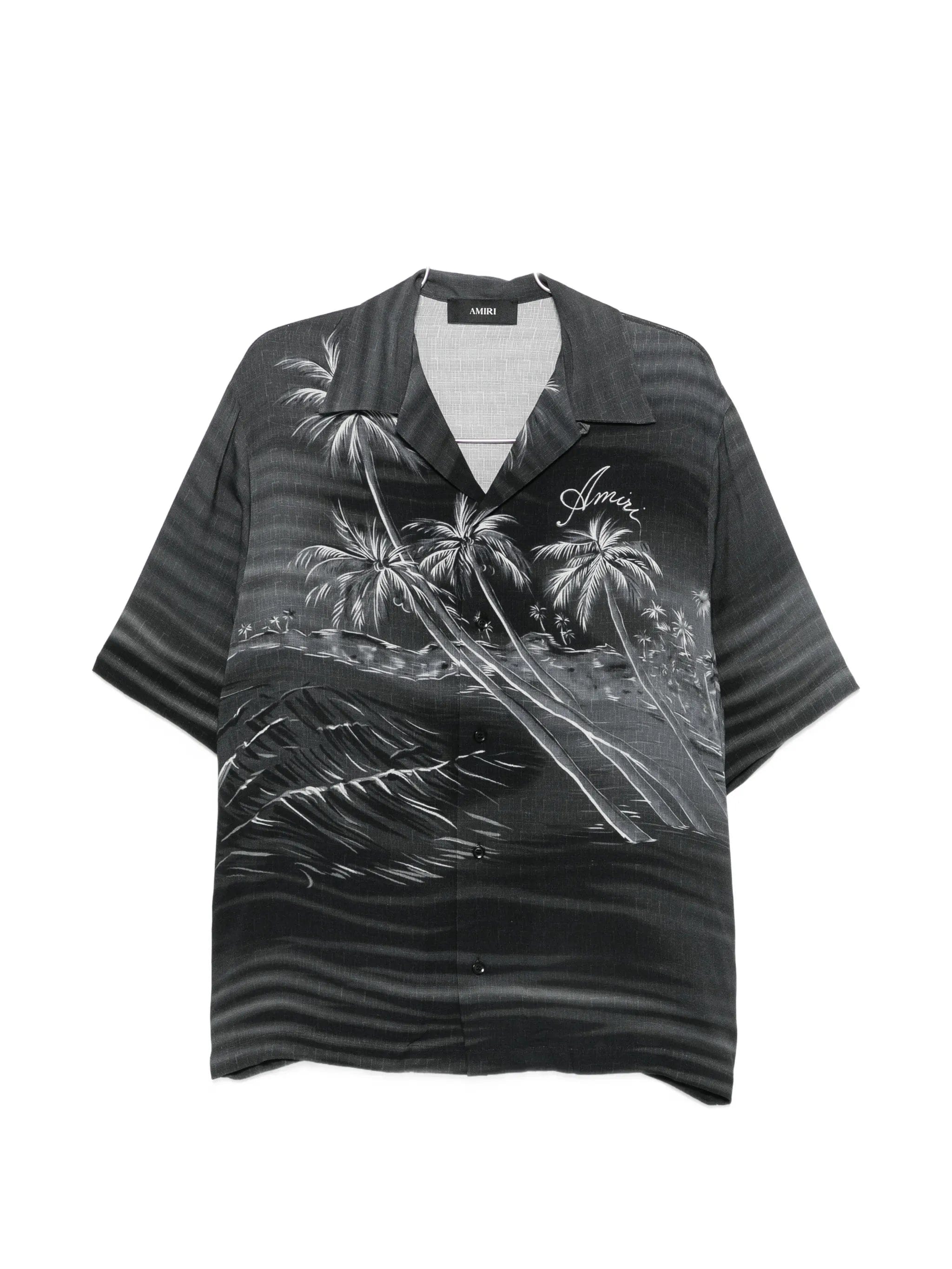 AMIRI palm tree - print shirt