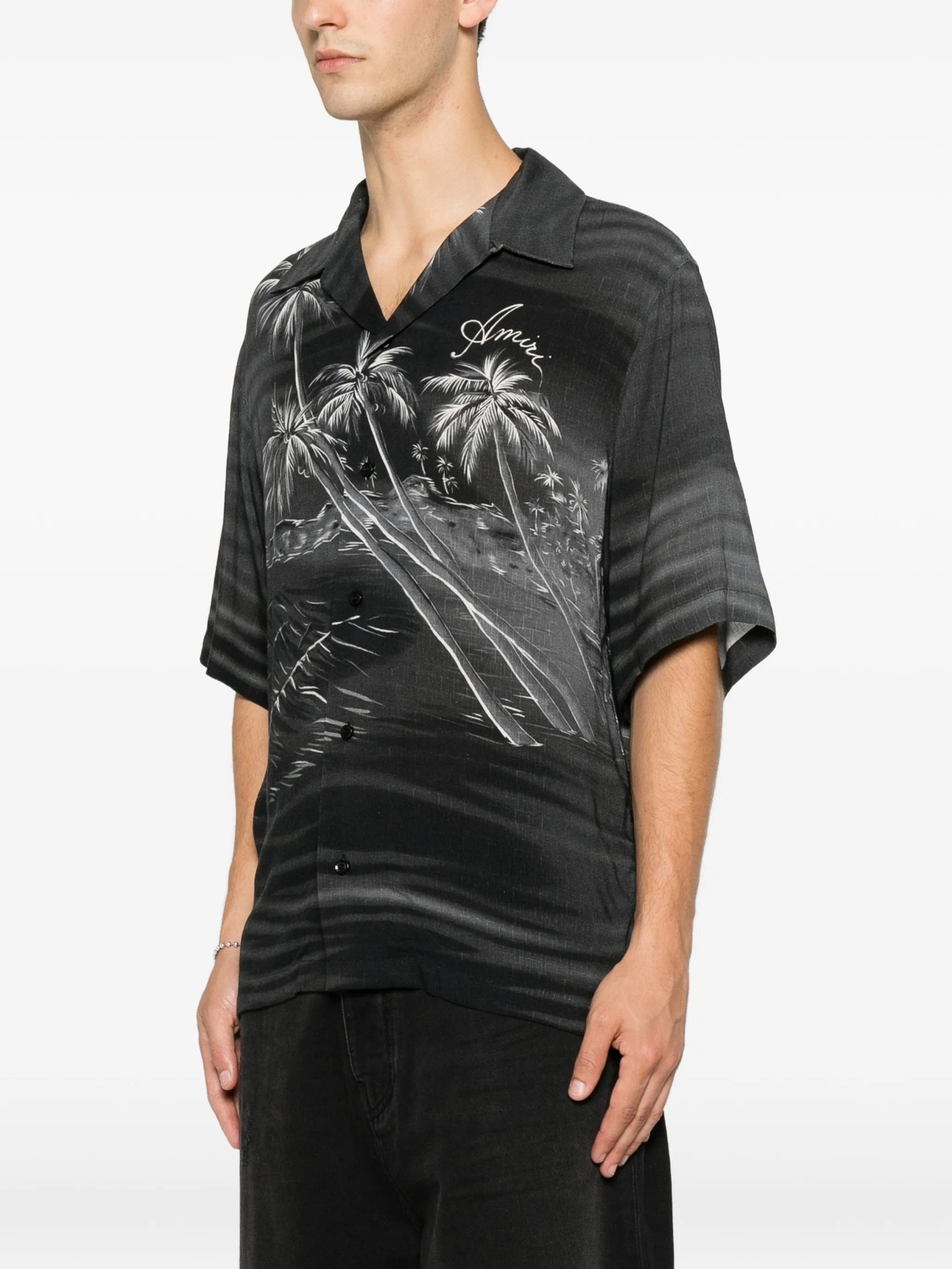 AMIRI palm tree - print shirt