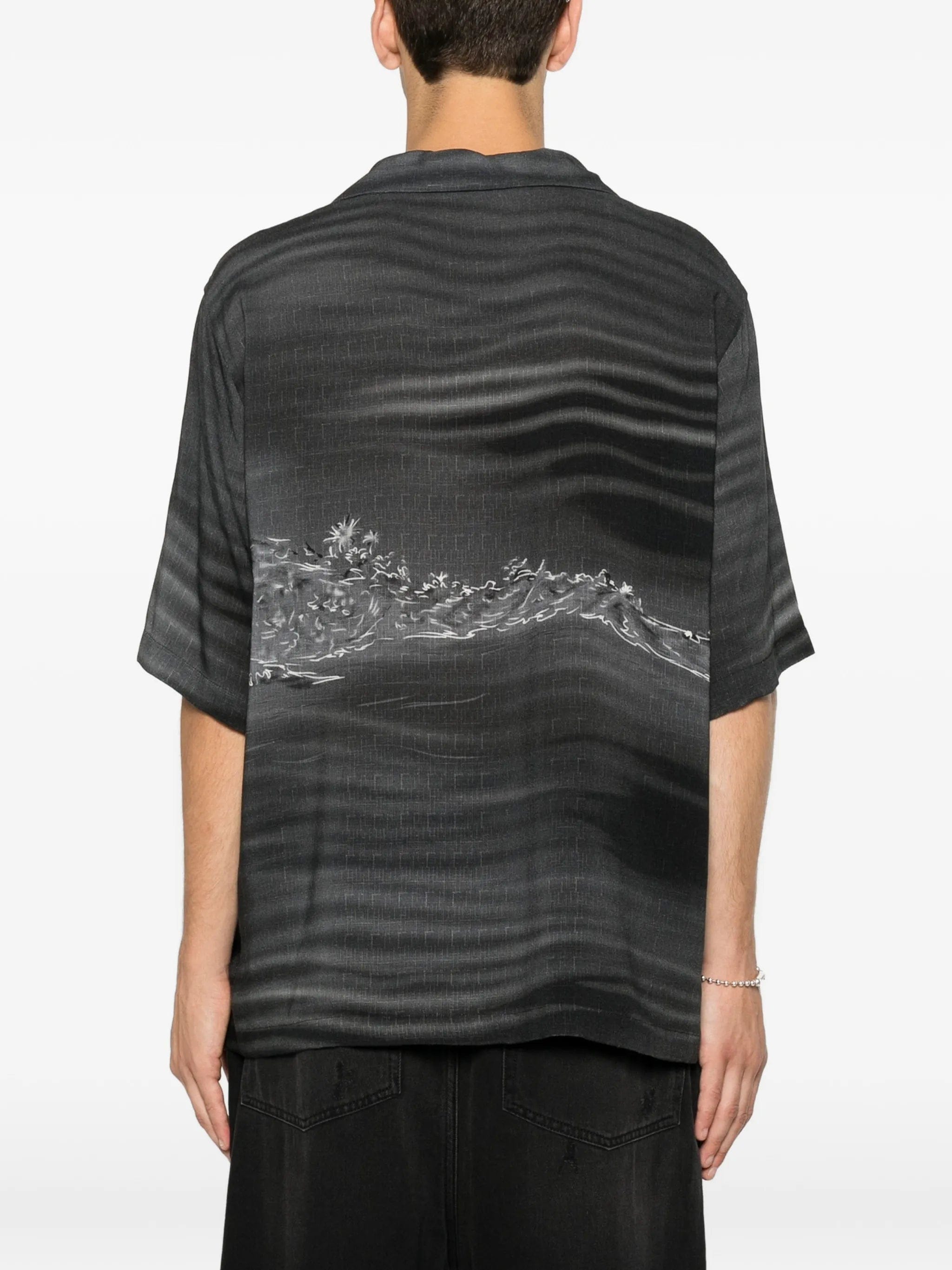 AMIRI palm tree - print shirt