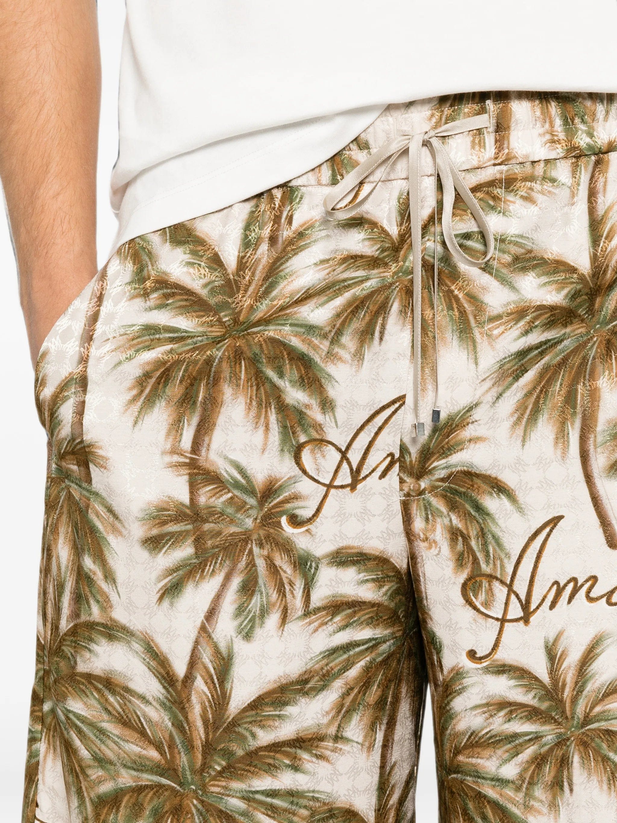 AMIRI logo - print shorts