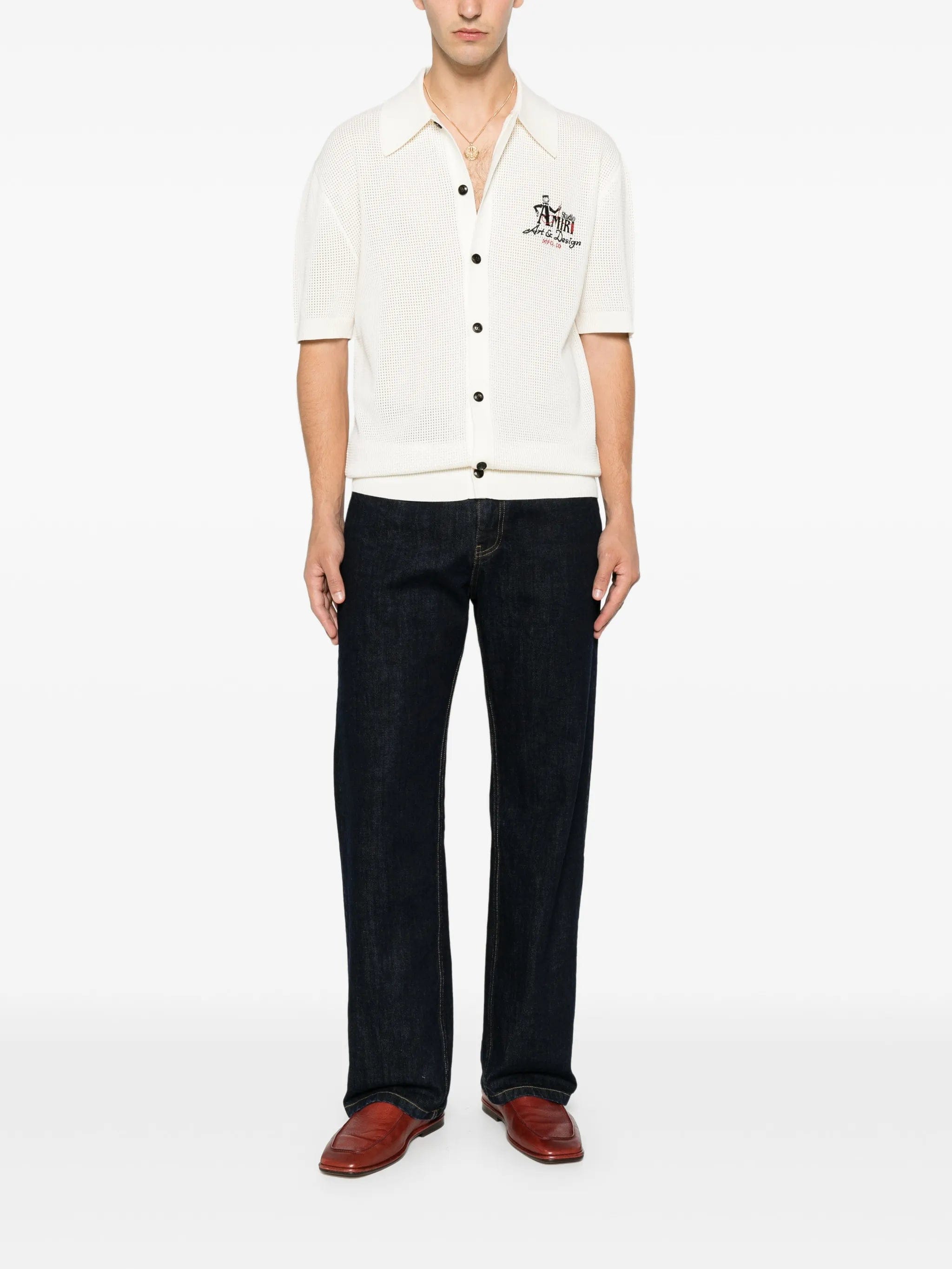 AMIRI Studio logo - embroidered shirt