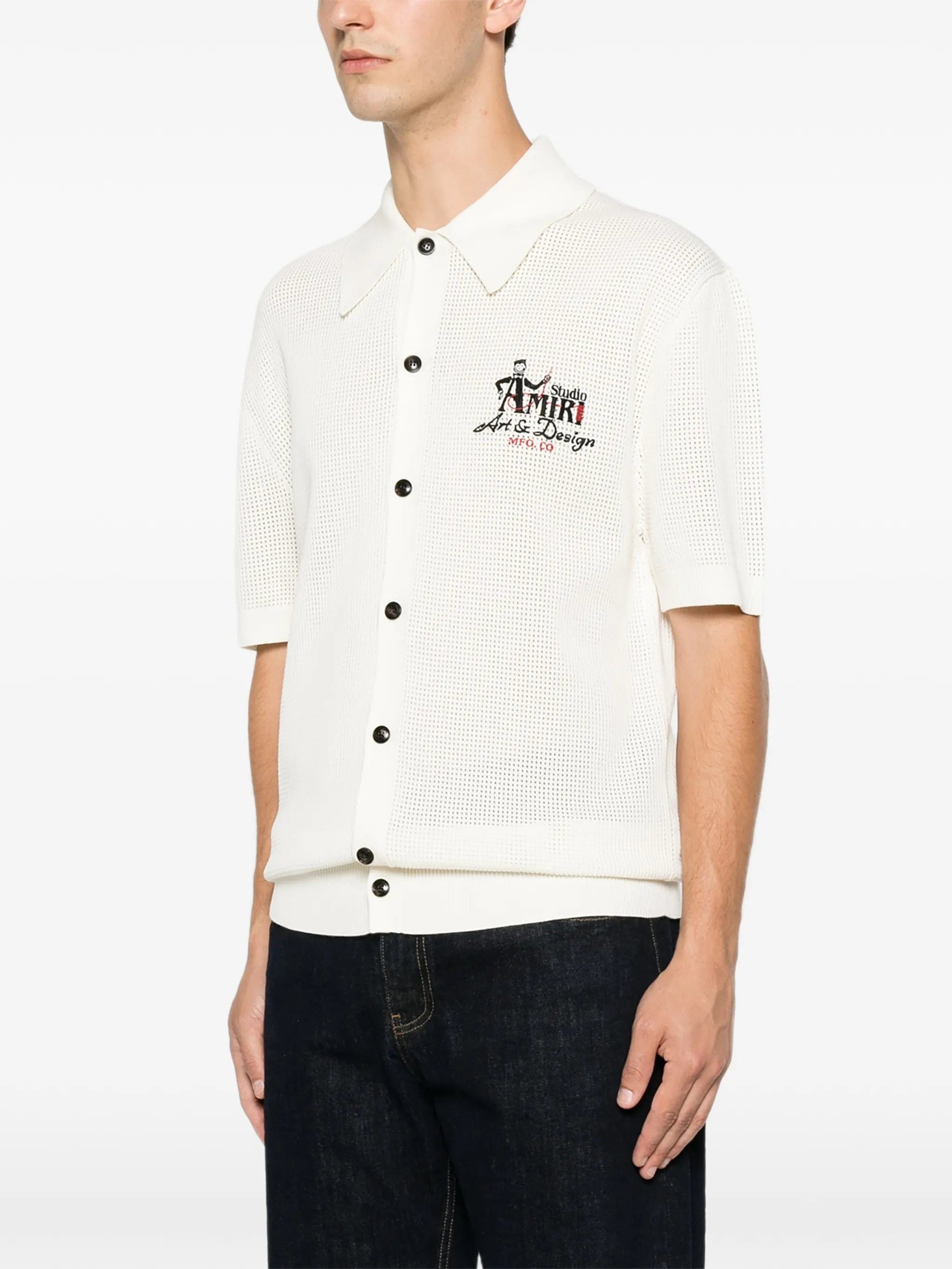 AMIRI Studio logo - embroidered shirt