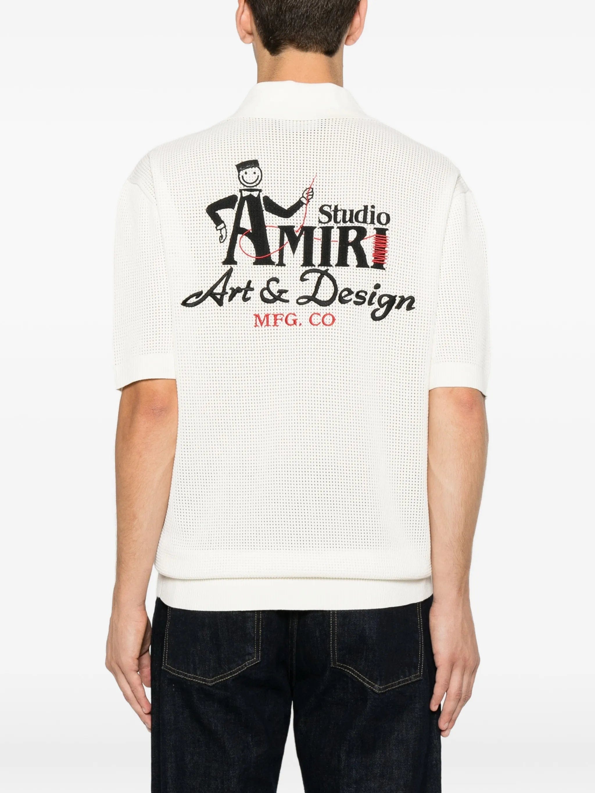 AMIRI Studio logo - embroidered shirt