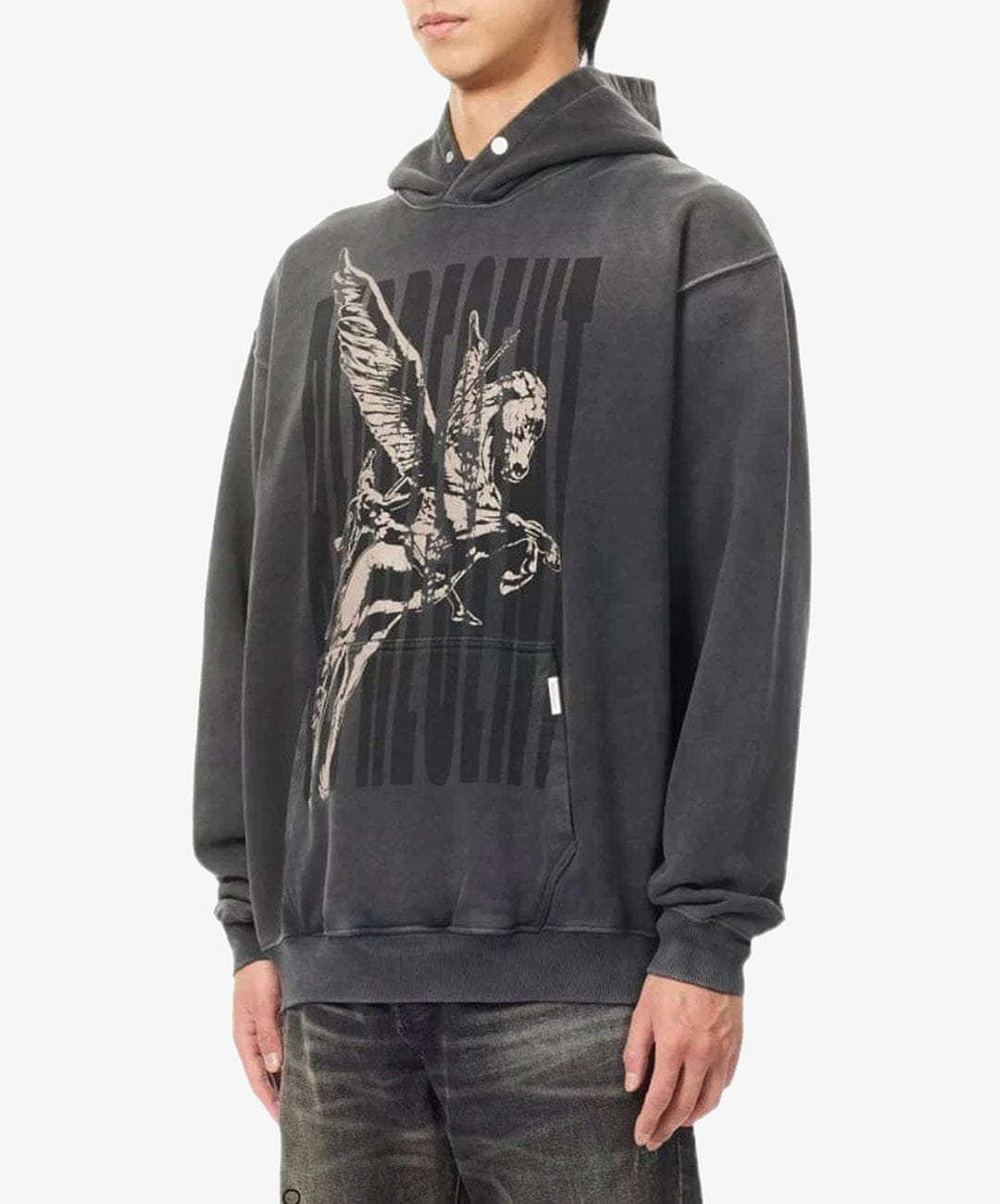 Represent | SPIRITS MASCOT HOODIE { AGED BLACK