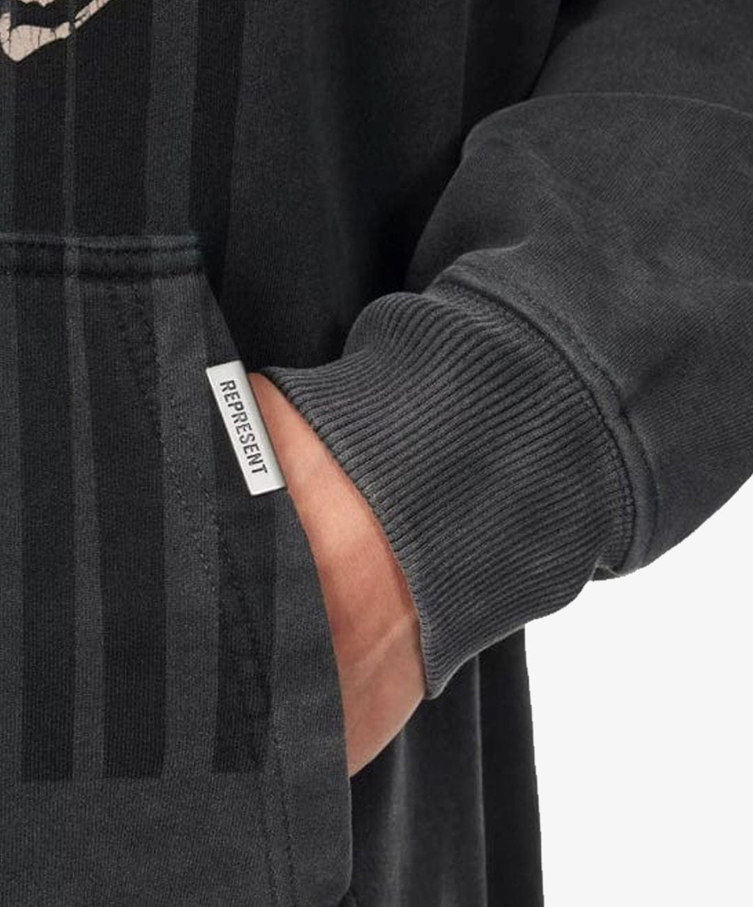 Represent | SPIRITS MASCOT HOODIE { AGED BLACK
