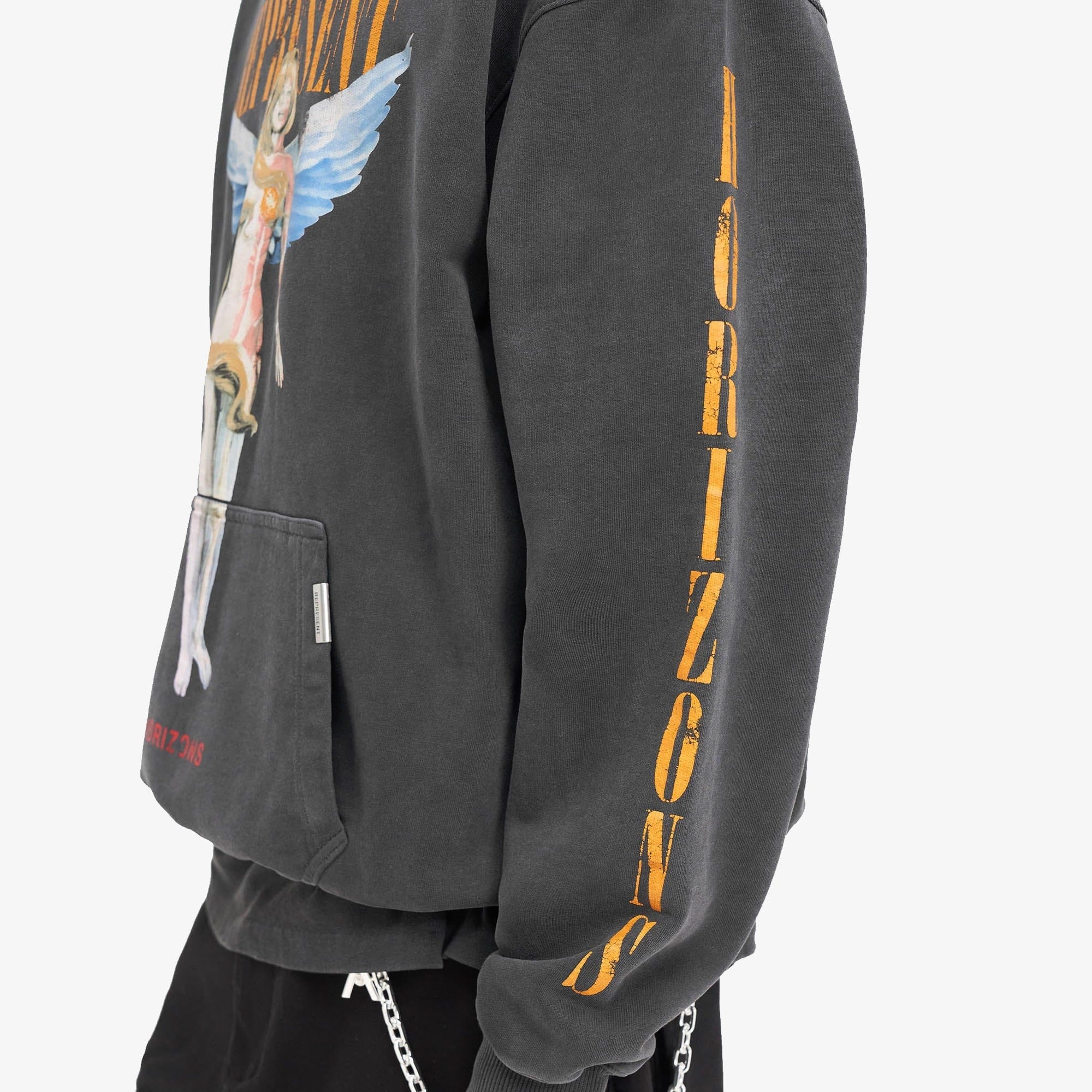 Represent | REBORN HOODIE { AGED BLACK