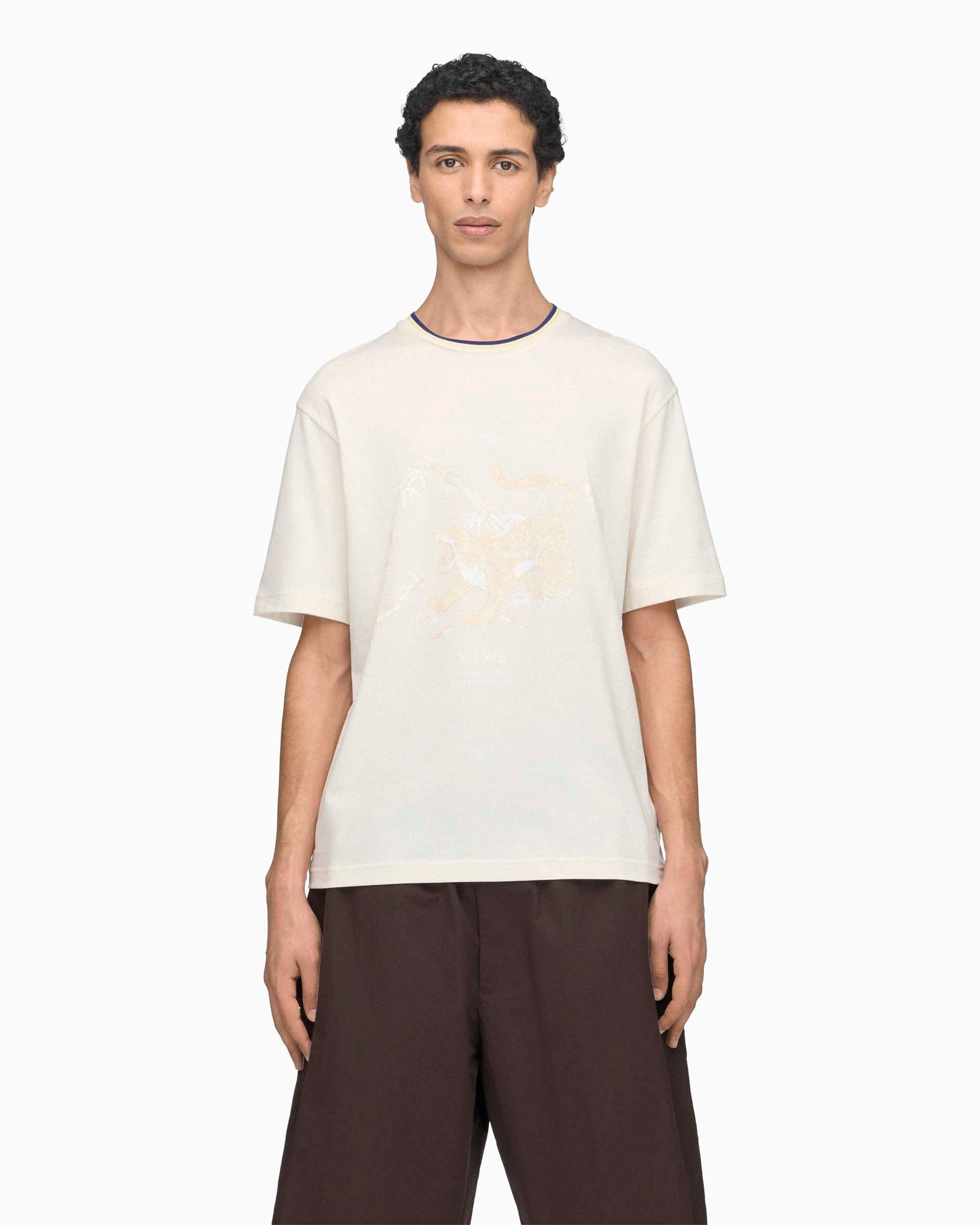 Y-3 Camiseta con gráfico Y - 3 x Wales Bonner para hombre