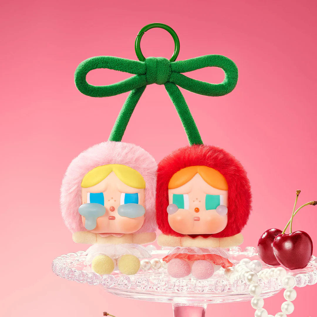 POP MART CRYBABY Crying For Love Series Vinyl Plush Pendant (Love You Cherry Much)