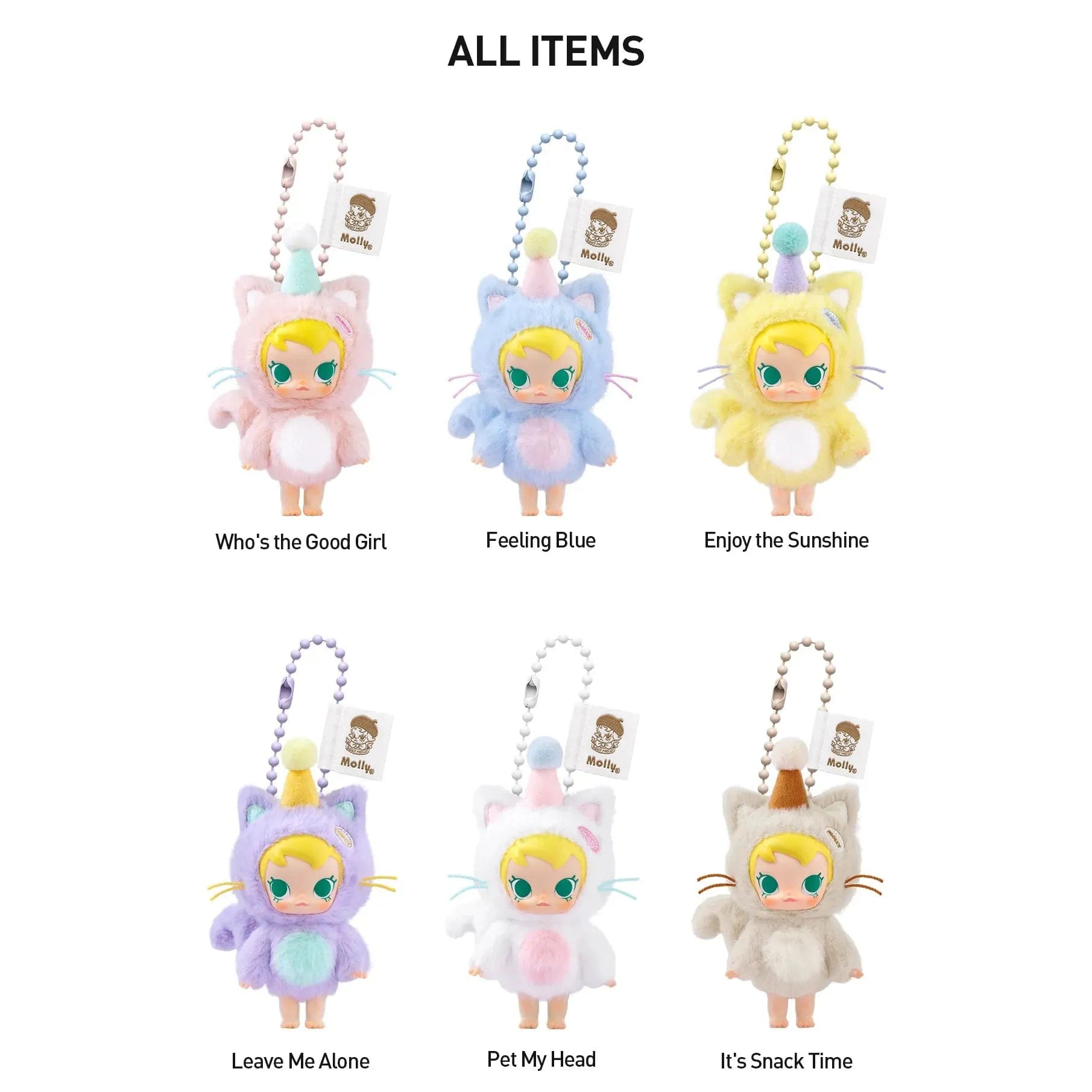 Pop Mart Baby Molly Pocket Friends Series - Vinyl Plush Pendant Blind Box