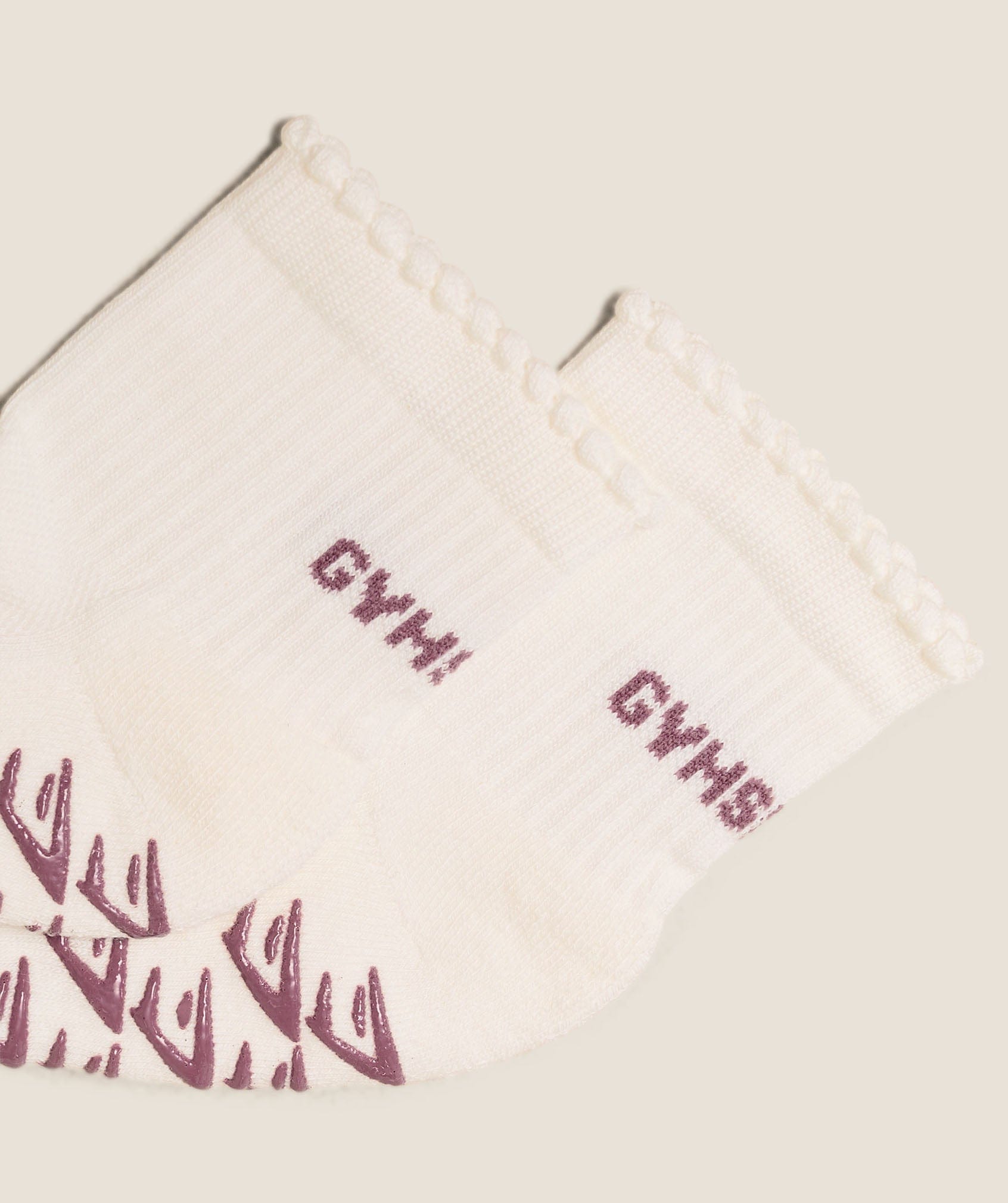 Gymshark Women's Gymshark Frill Pilates Midi Sock Soft White